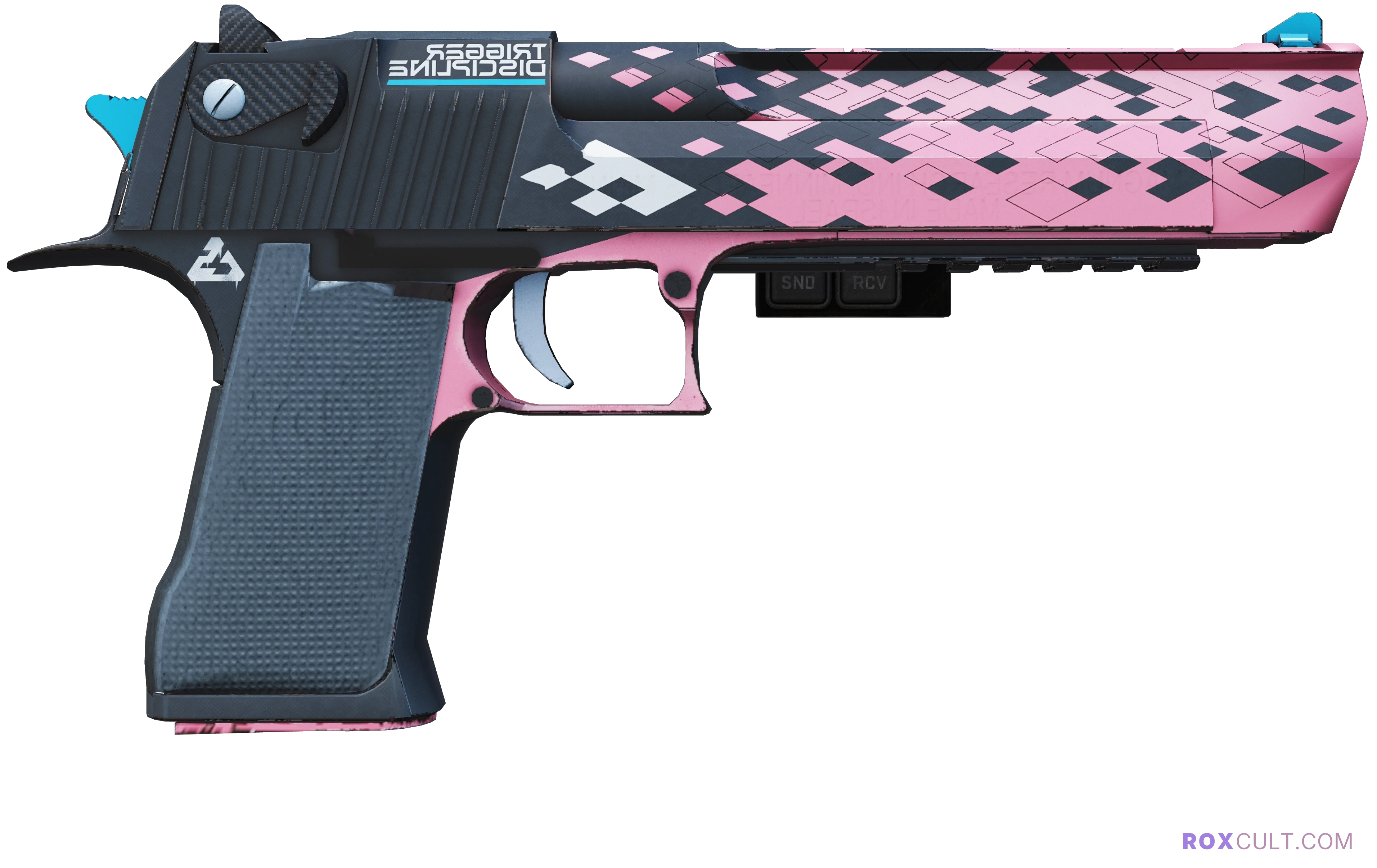StatTrak™ Desert Eagle | Trigger Discipline (Factory New) — rox (Holo) Antwerp 2022 craft, backside view