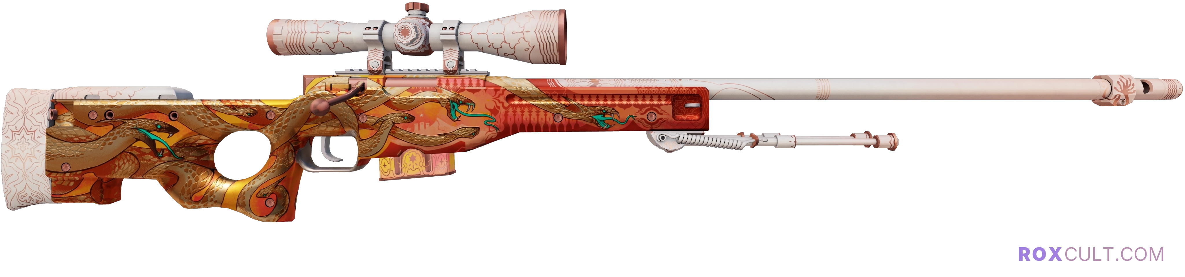 AWP | Desert Hydra (Factory New) — rox (Holo) Antwerp 2022 craft, backside view