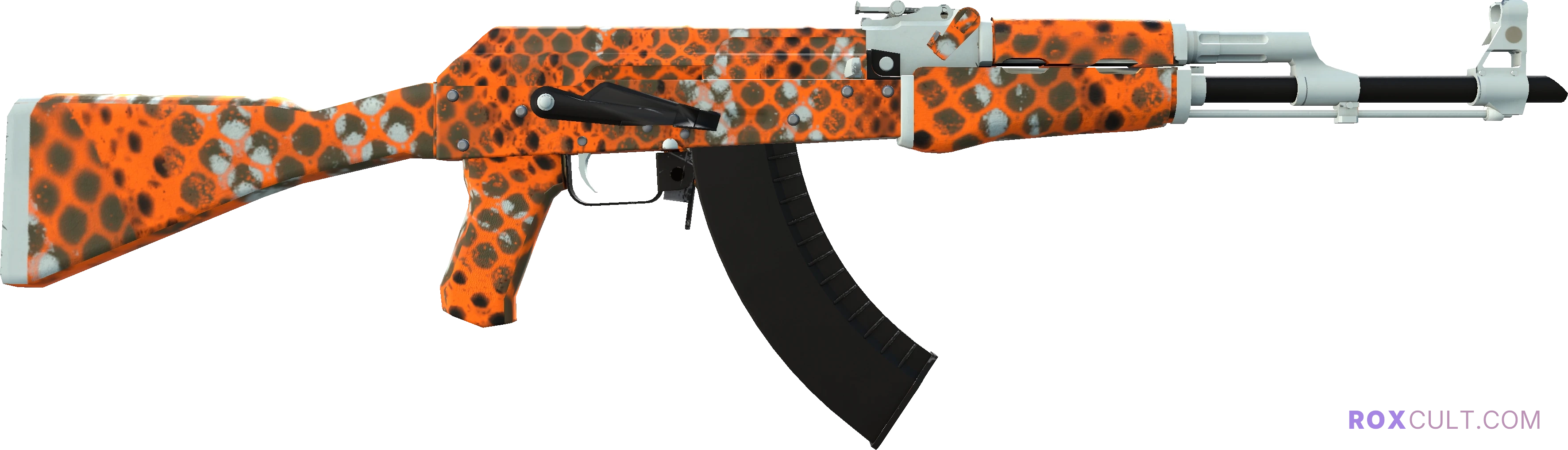 Souvenir AK-47 | Safety Net (Factory New) — rox (Holo) Antwerp 2022 craft, backside view