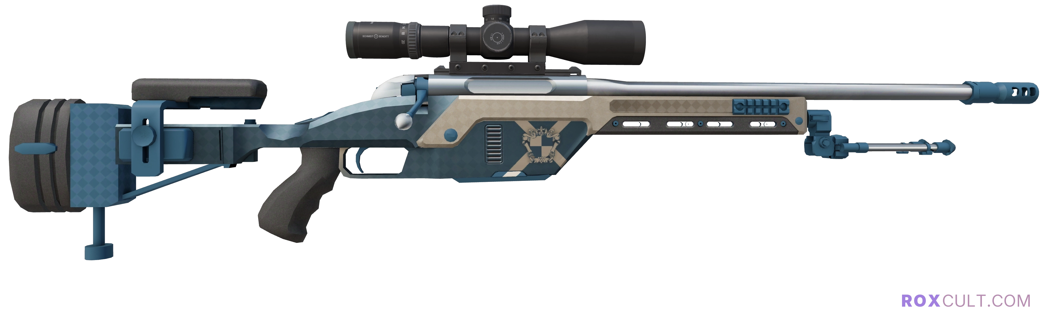 Souvenir SSG 08 | Hand Brake (Factory New) — rox (Holo) Antwerp 2022 craft, backside view