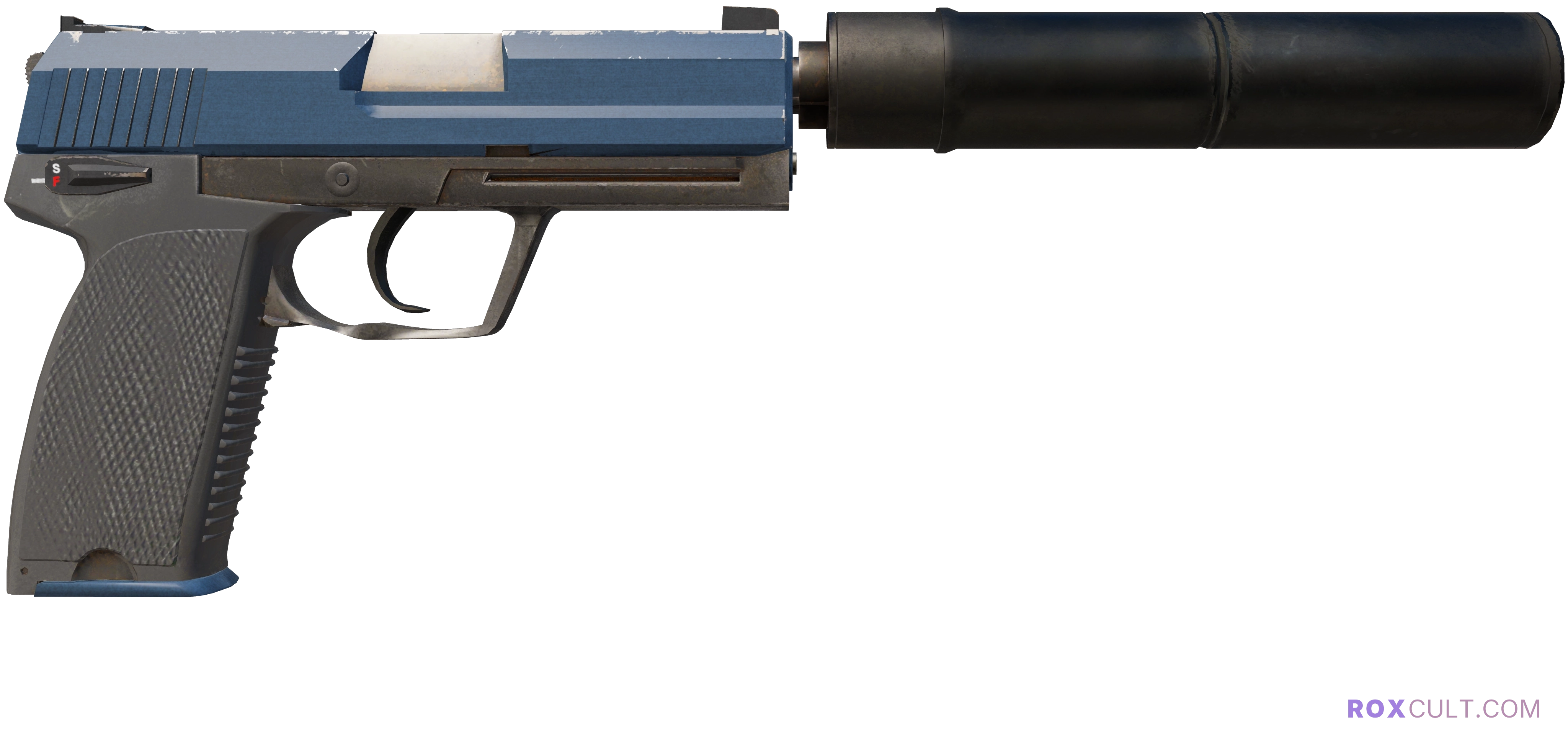 USP-S | Guardian (Factory New) — rox (Holo) Antwerp 2022 craft, backside view