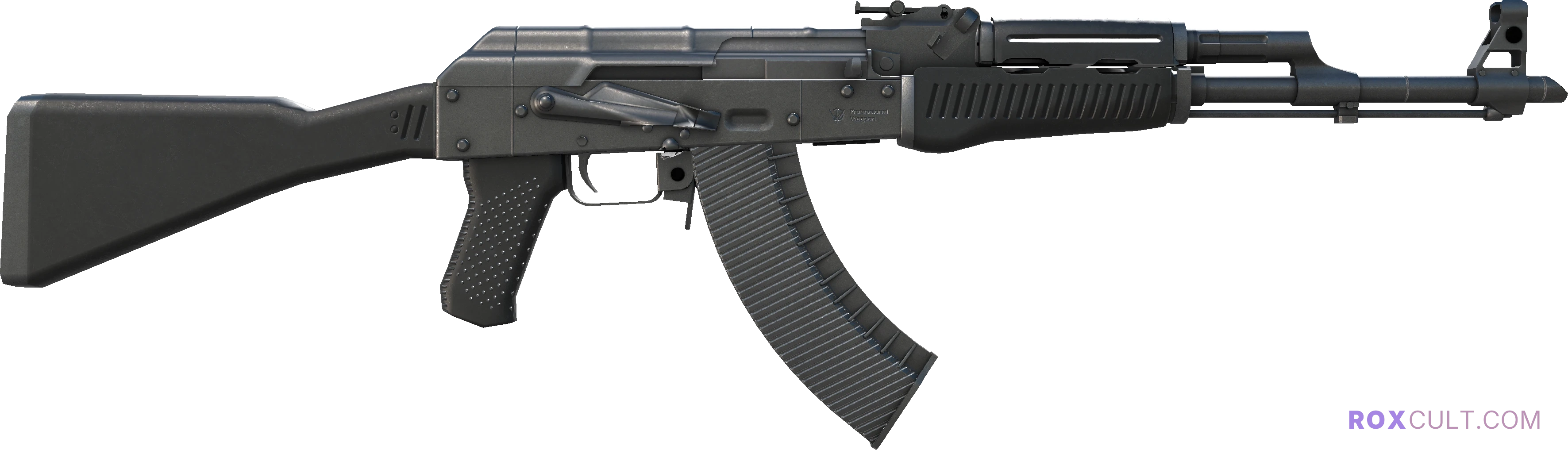 StatTrak™ AK-47 | Slate (Field-Tested) — rox (Holo) Antwerp 2022 craft, backside view