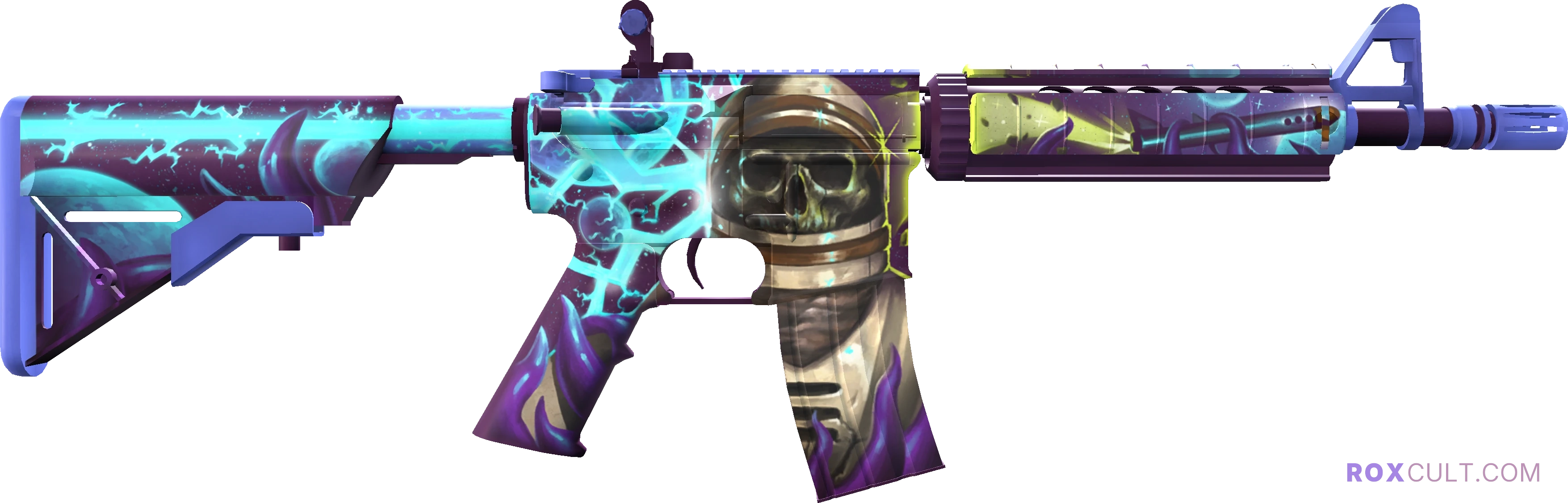 StatTrak™ M4A4 | Desolate Space (Factory New) — rox (Holo) Antwerp 2022 craft, backside view