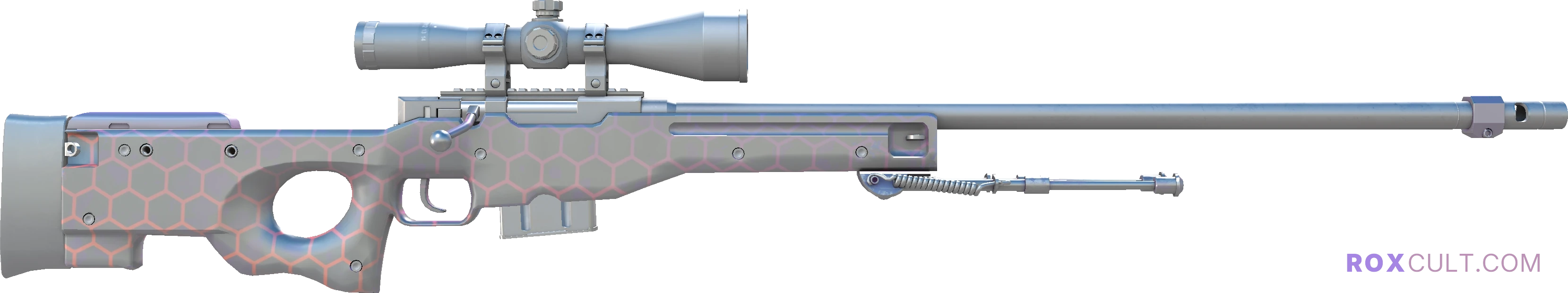 AWP | Electric Hive (Factory New) — rox (Holo) Antwerp 2022 craft, backside view