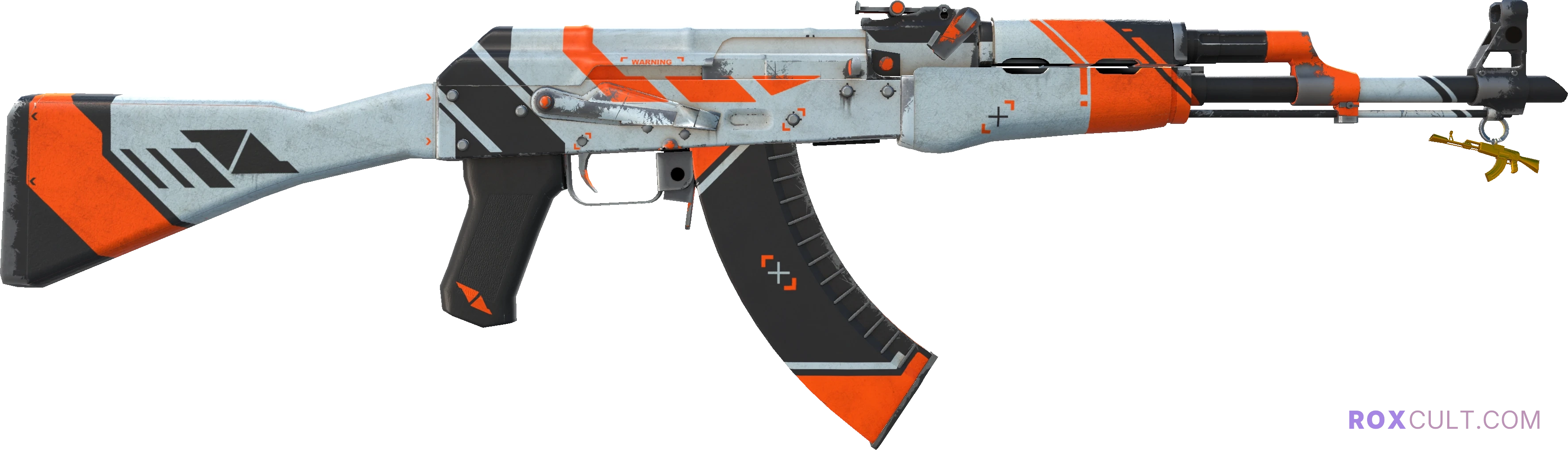 StatTrak™ AK-47 | Asiimov (Field-Tested) — rox (Holo) Antwerp 2022 craft, backside view