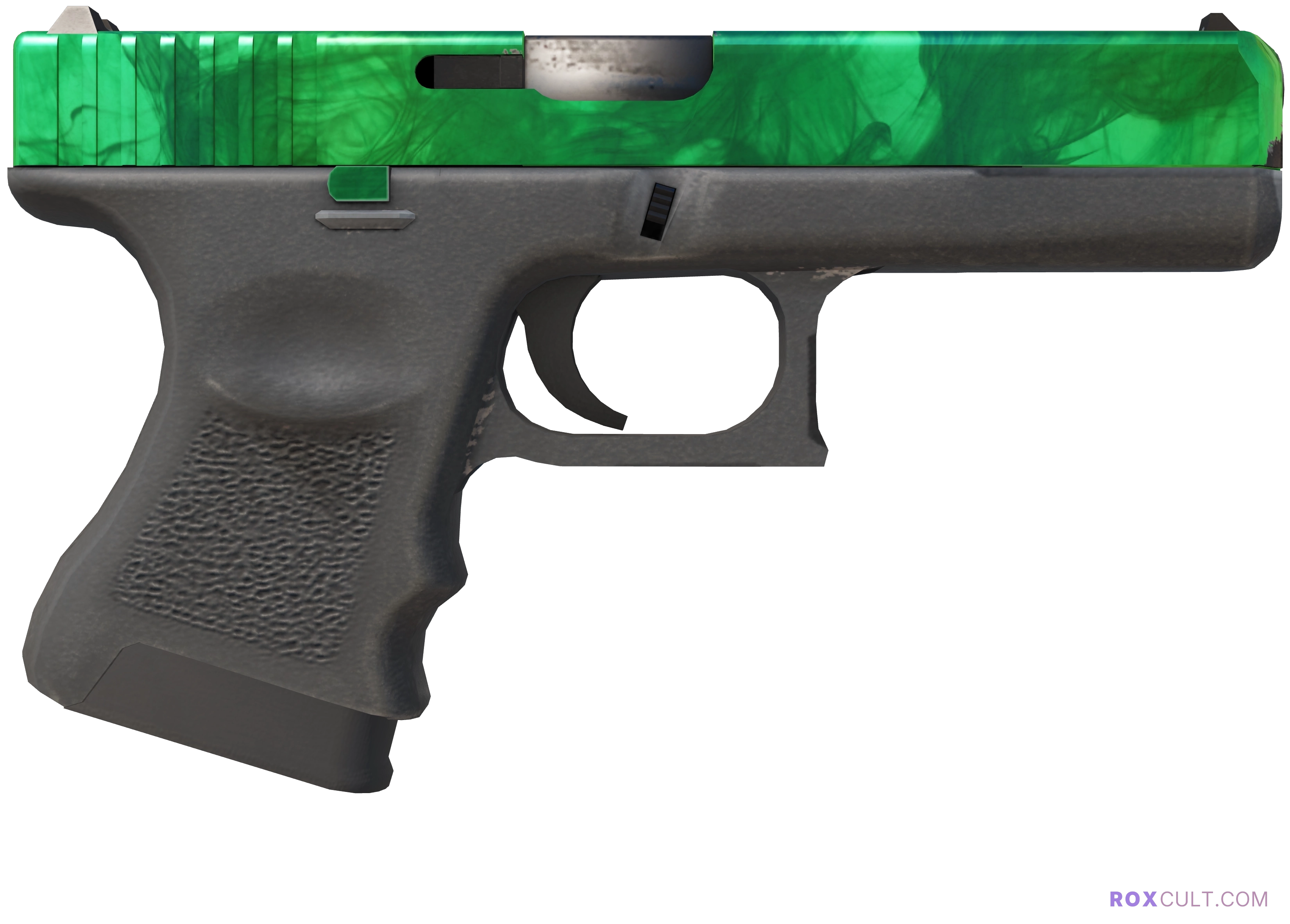 Glock-18 | Gamma Doppler (Factory New) — rox (Holo) Antwerp 2022 craft, backside view
