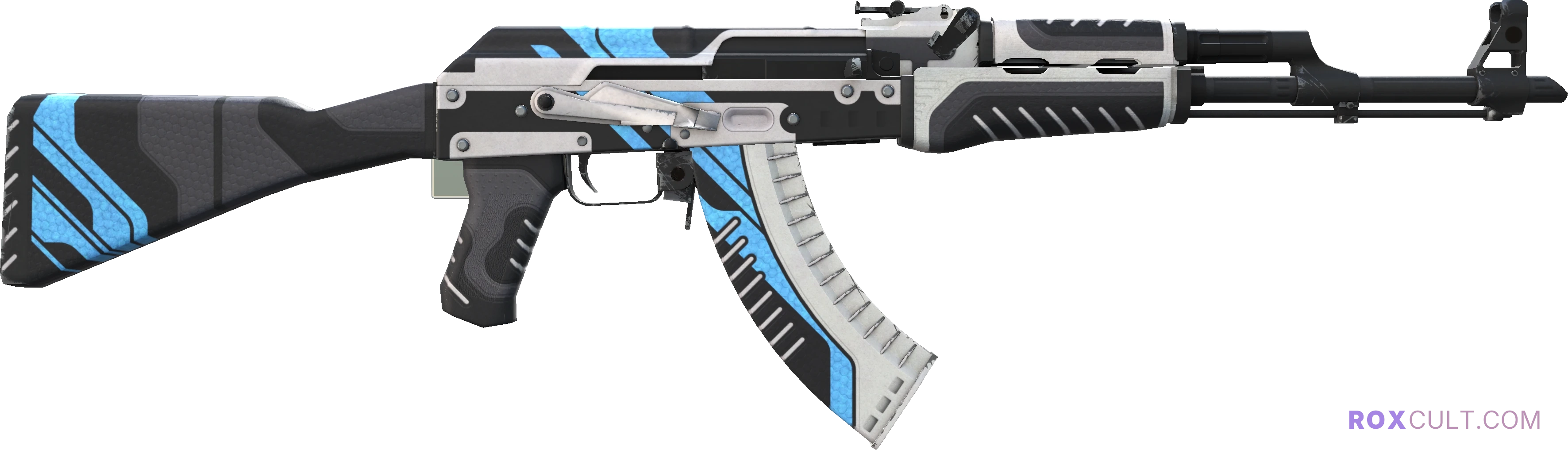 StatTrak™ AK-47 | Vulcan (Factory New) — rox (Holo) Antwerp 2022 craft, backside view