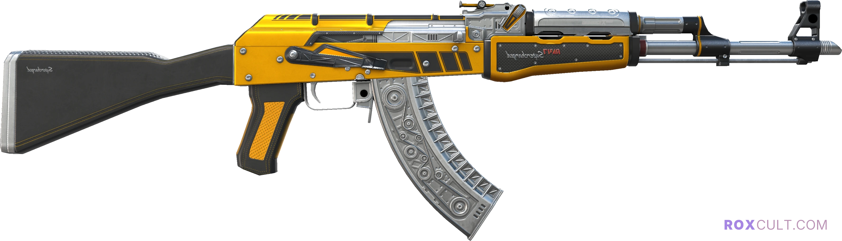 AK-47 | Fuel Injector (Factory New) — rox (Holo) Antwerp 2022 craft, backside view