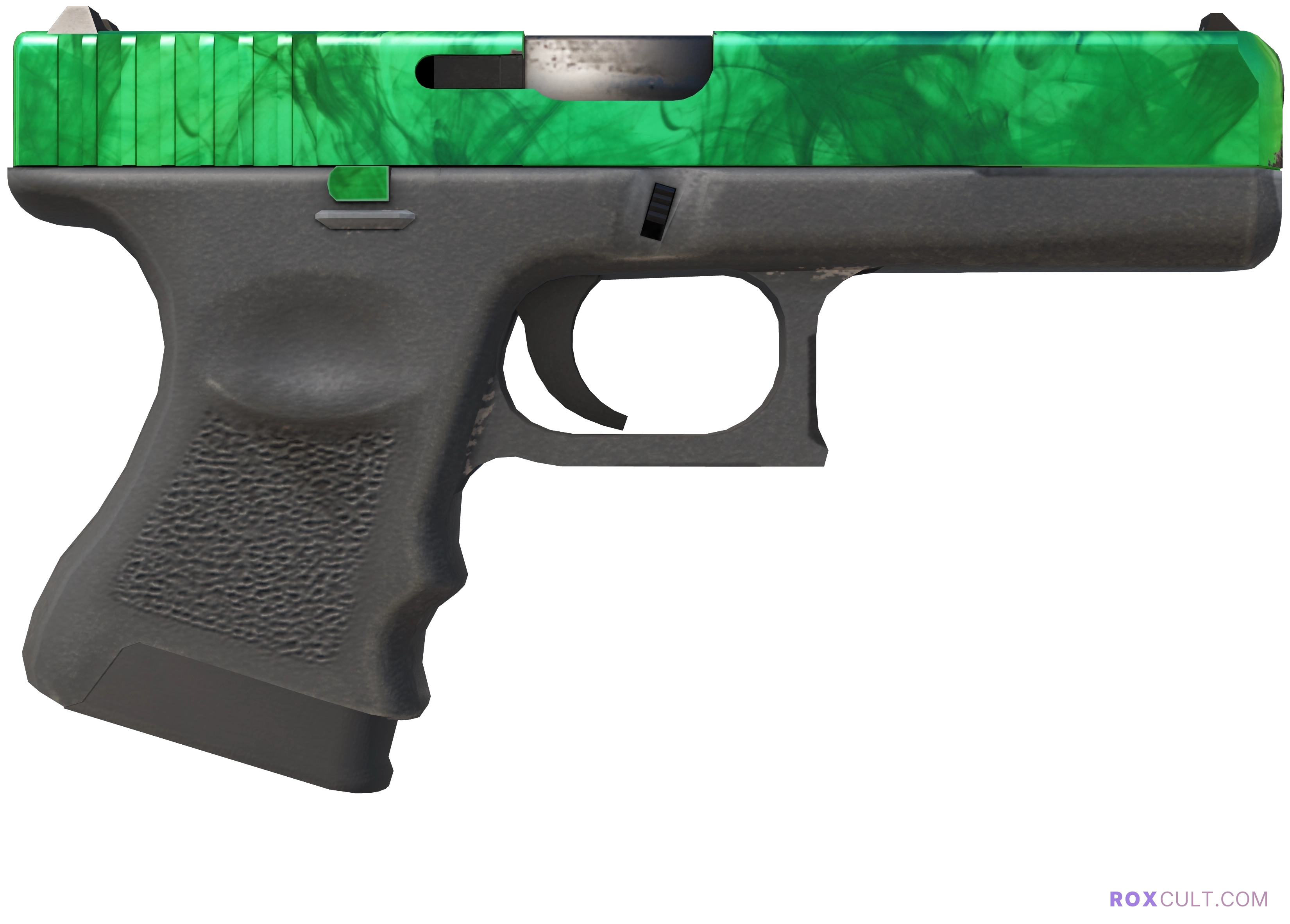 Glock-18 | Gamma Doppler (Factory New) — rox (Holo) Antwerp 2022 craft, backside view