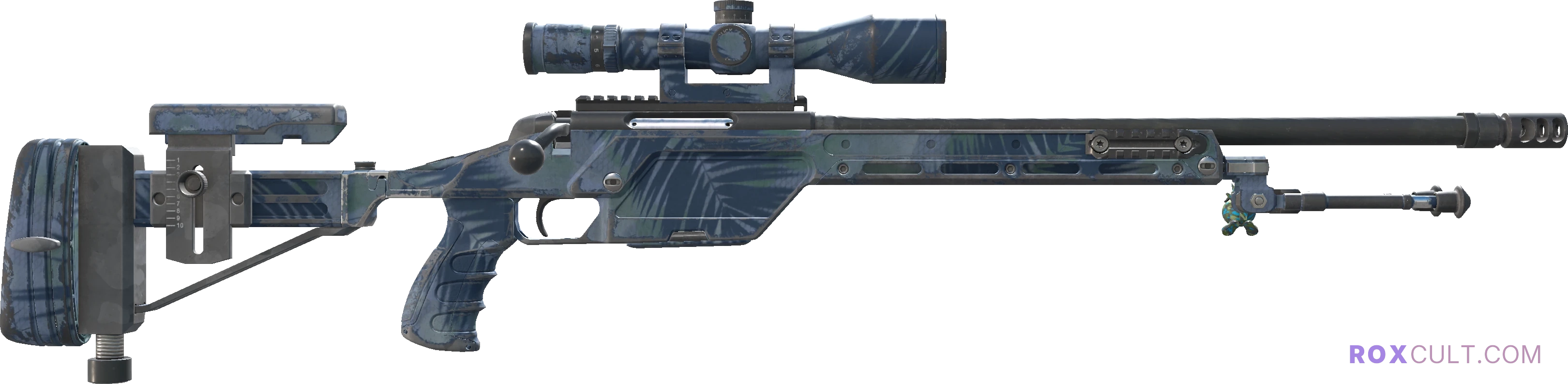 SSG 08 | Tropical Storm (Field-Tested) — rox (Holo) Antwerp 2022 craft, backside view