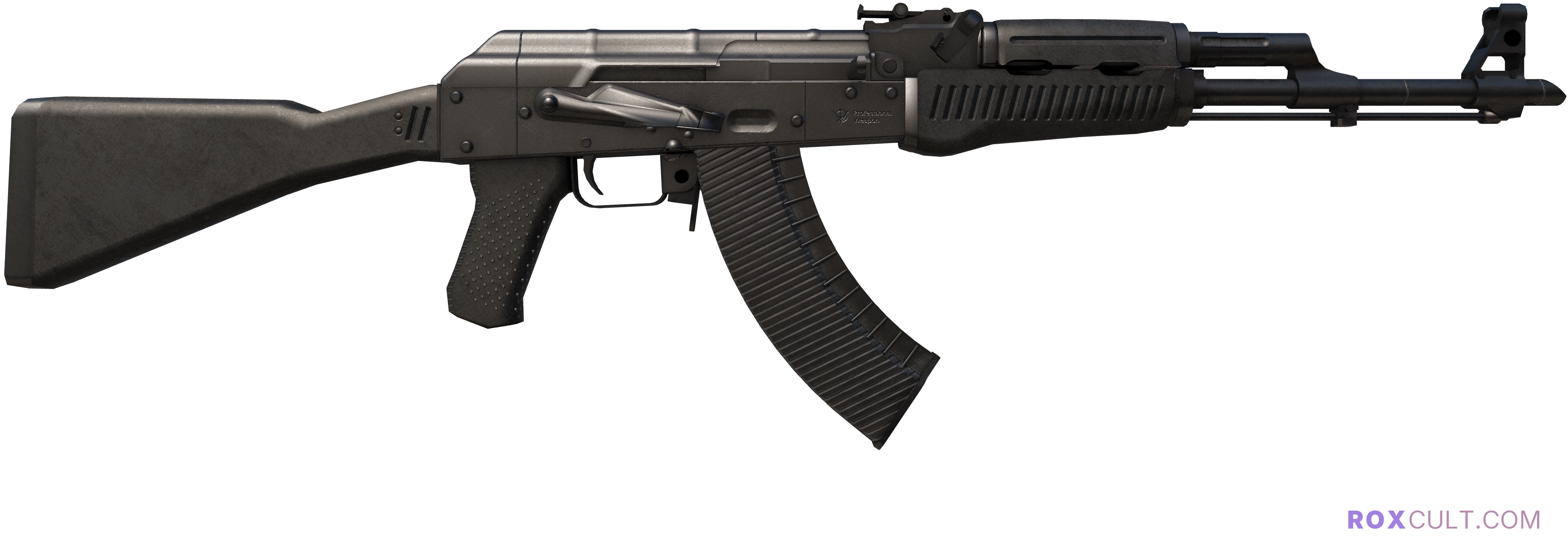 AK-47 | Slate (Field-Tested) — rox (Holo) Antwerp 2022 craft, backside view