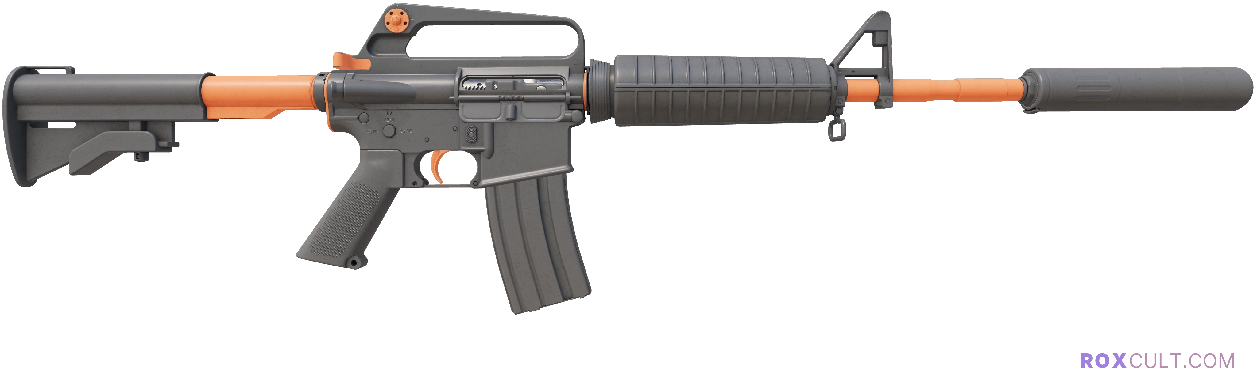 M4A1-S | Nitro (Factory New) — rox (Holo) Antwerp 2022 craft, backside view