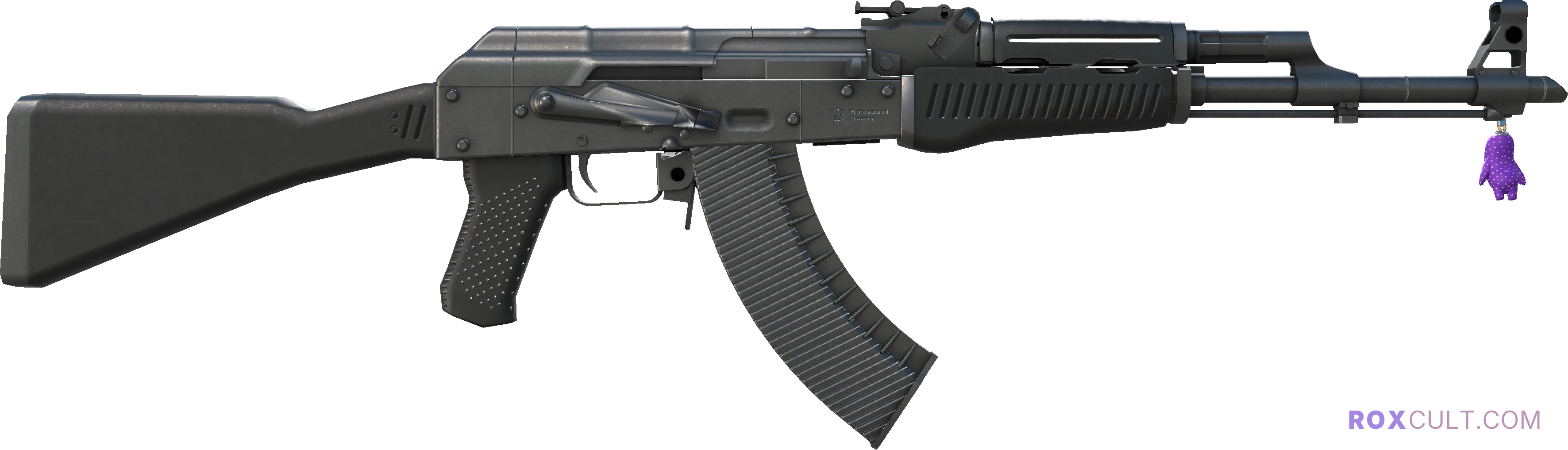 StatTrak™ AK-47 | Slate (Field-Tested) — rox (Holo) Antwerp 2022 craft, backside view
