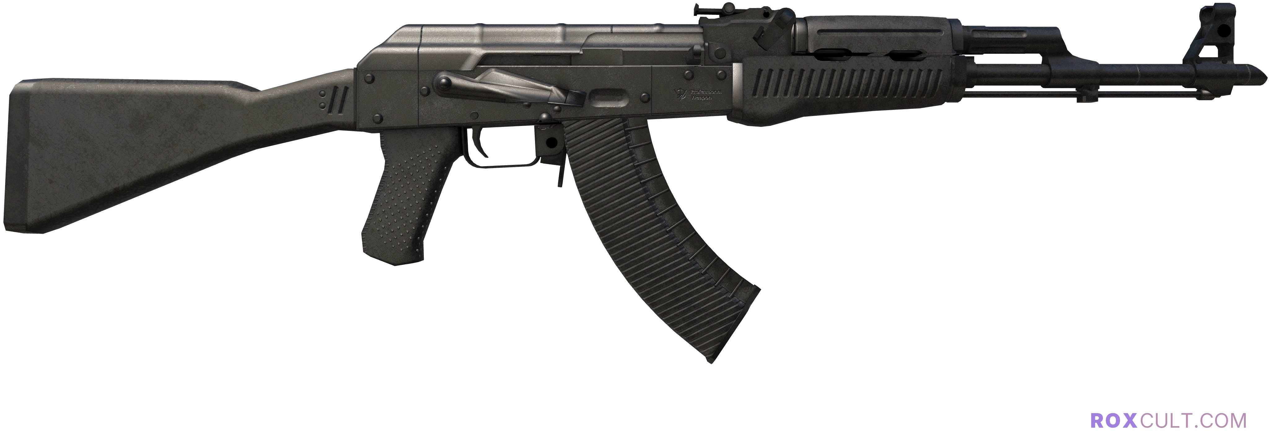 AK-47 | Slate (Field-Tested) — rox (Holo) Antwerp 2022 craft, backside view