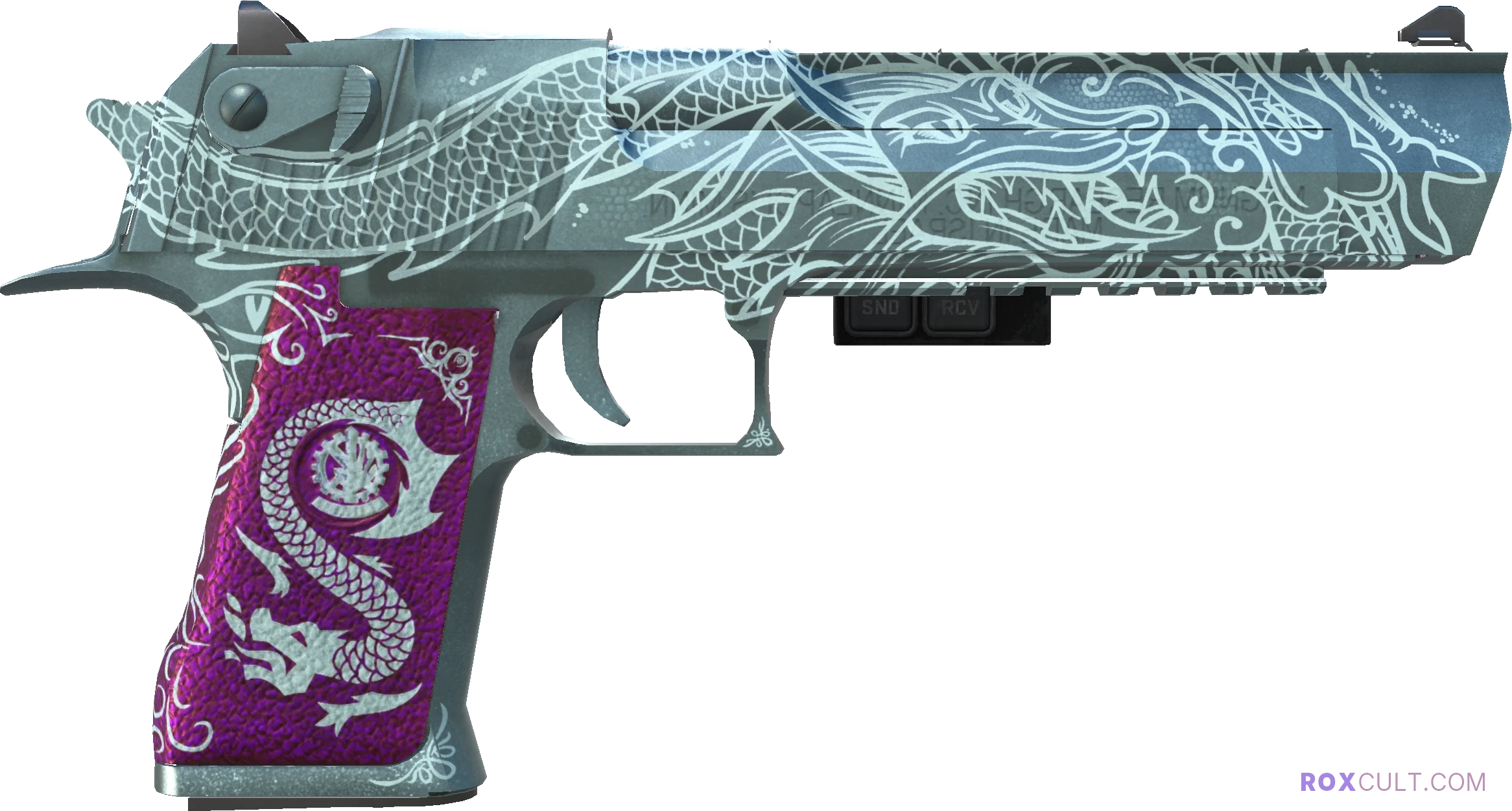 StatTrak™ Desert Eagle | Kumicho Dragon (Minimal Wear) — rox (Holo) Antwerp 2022 craft, backside view