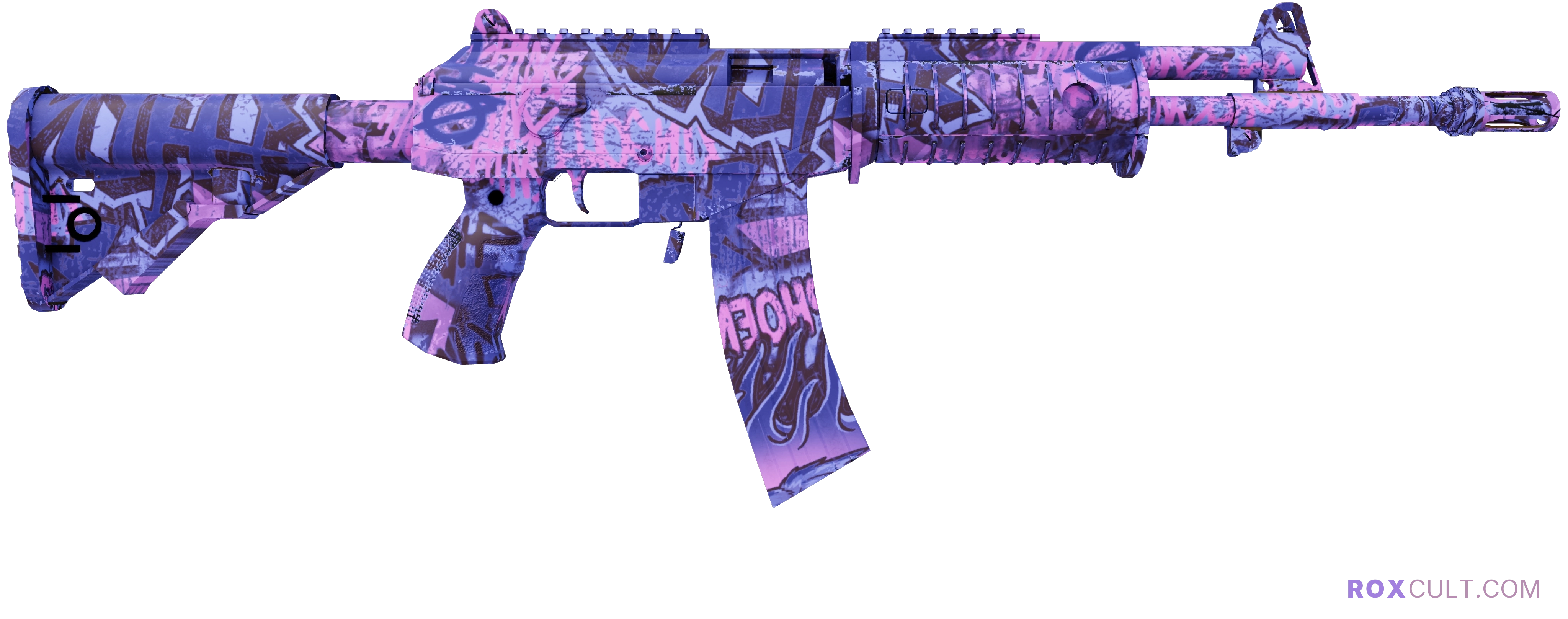 Galil AR | Phoenix Blacklight (Factory New) — rox (Holo) Antwerp 2022 craft, backside view