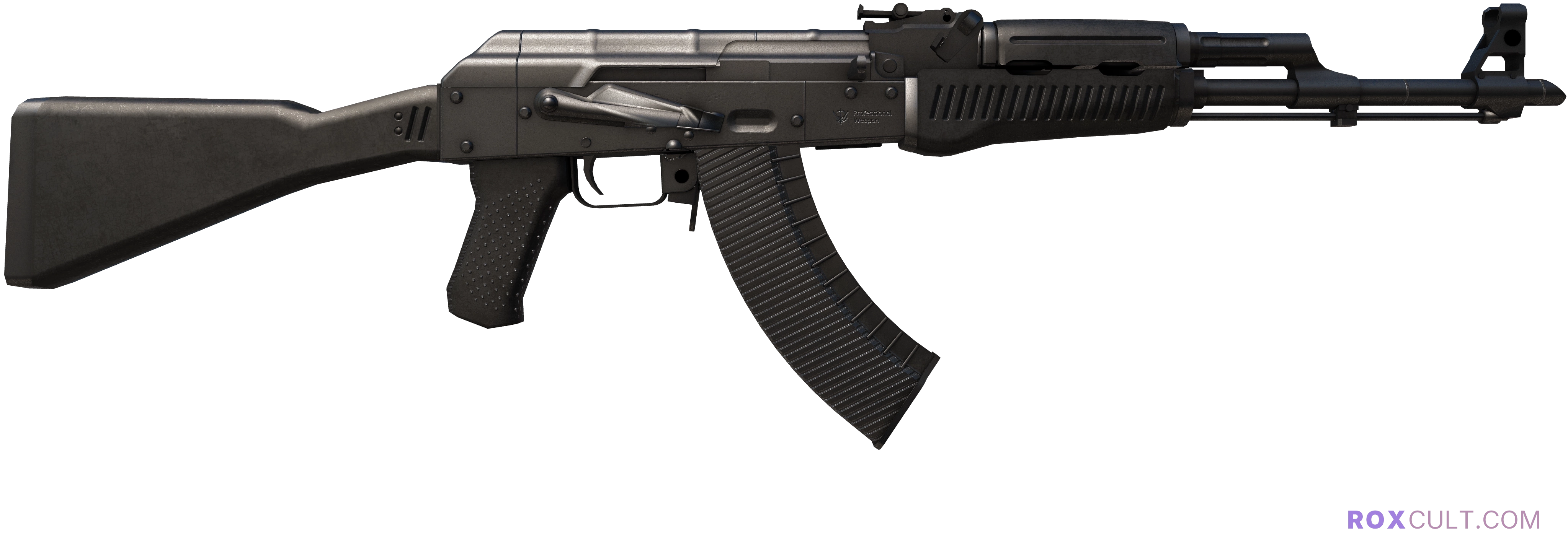 StatTrak™ AK-47 | Slate (Minimal Wear) — rox (Holo) Antwerp 2022 craft, backside view