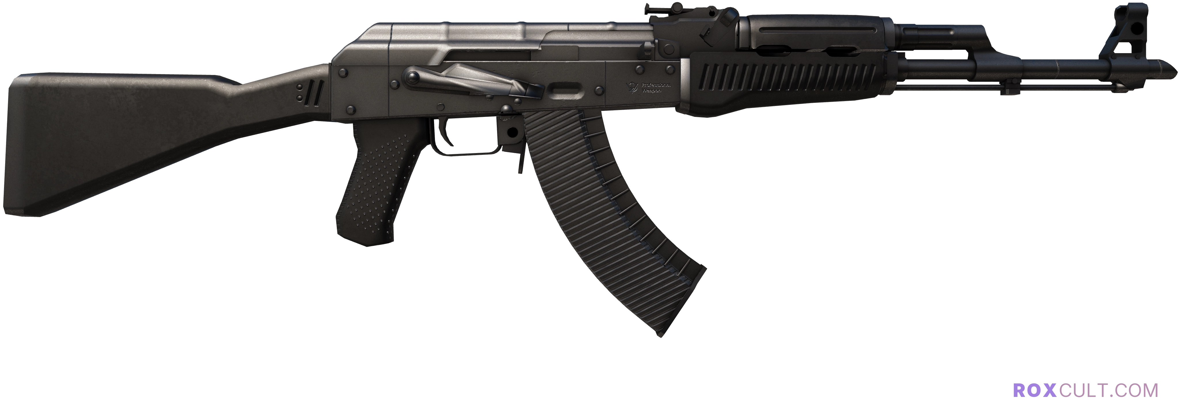 AK-47 | Slate (Factory New) — rox (Holo) Antwerp 2022 craft, backside view