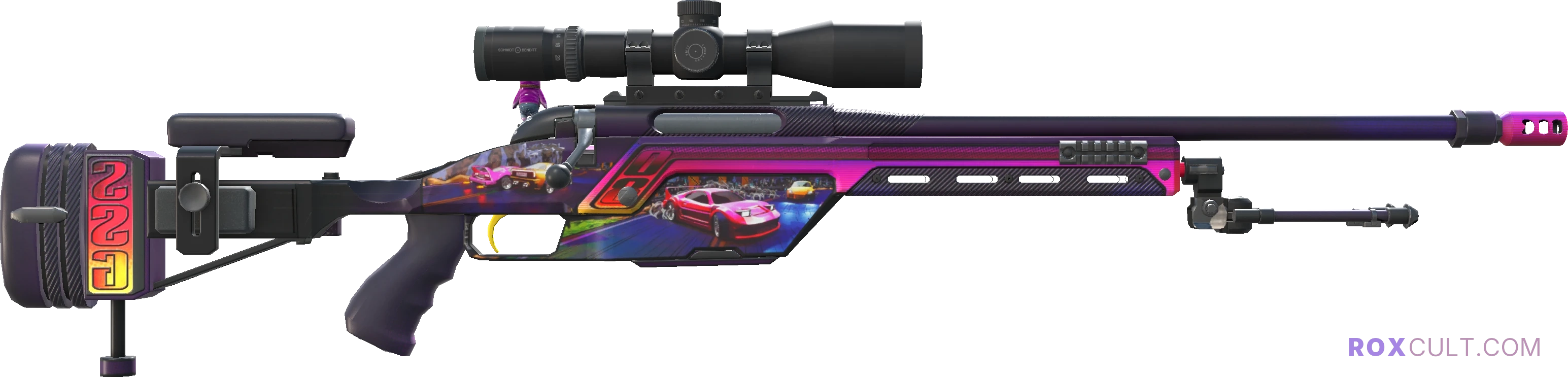SSG 08 | Turbo Peek (Factory New) — rox (Holo) Antwerp 2022 craft, backside view