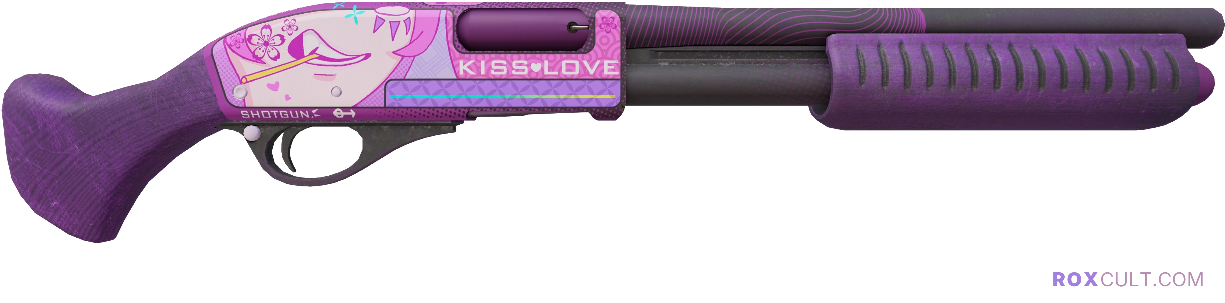StatTrak™ Sawed-Off | Kiss♥Love (Factory New) — rox (Holo) Antwerp 2022 craft, backside view