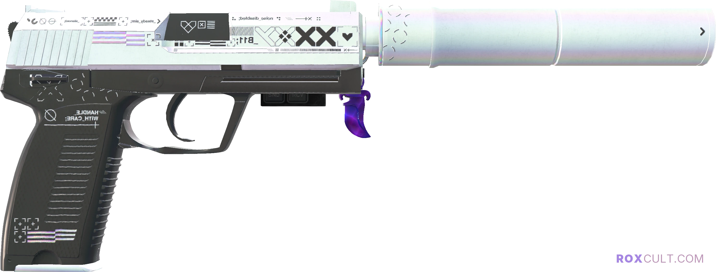 StatTrak™ USP-S | Printstream (Minimal Wear) — rox (Holo) Antwerp 2022 craft, backside view