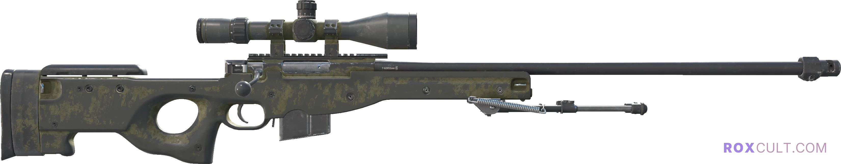 AWP | Safari Mesh (Battle-Scarred) — rox (Holo) Antwerp 2022 craft, backside view