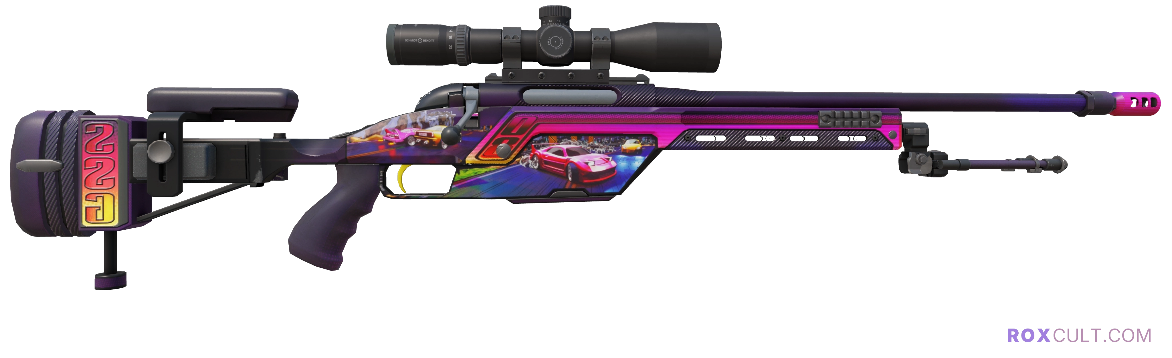 SSG 08 | Turbo Peek (Factory New) — rox (Holo) Antwerp 2022 craft, backside view