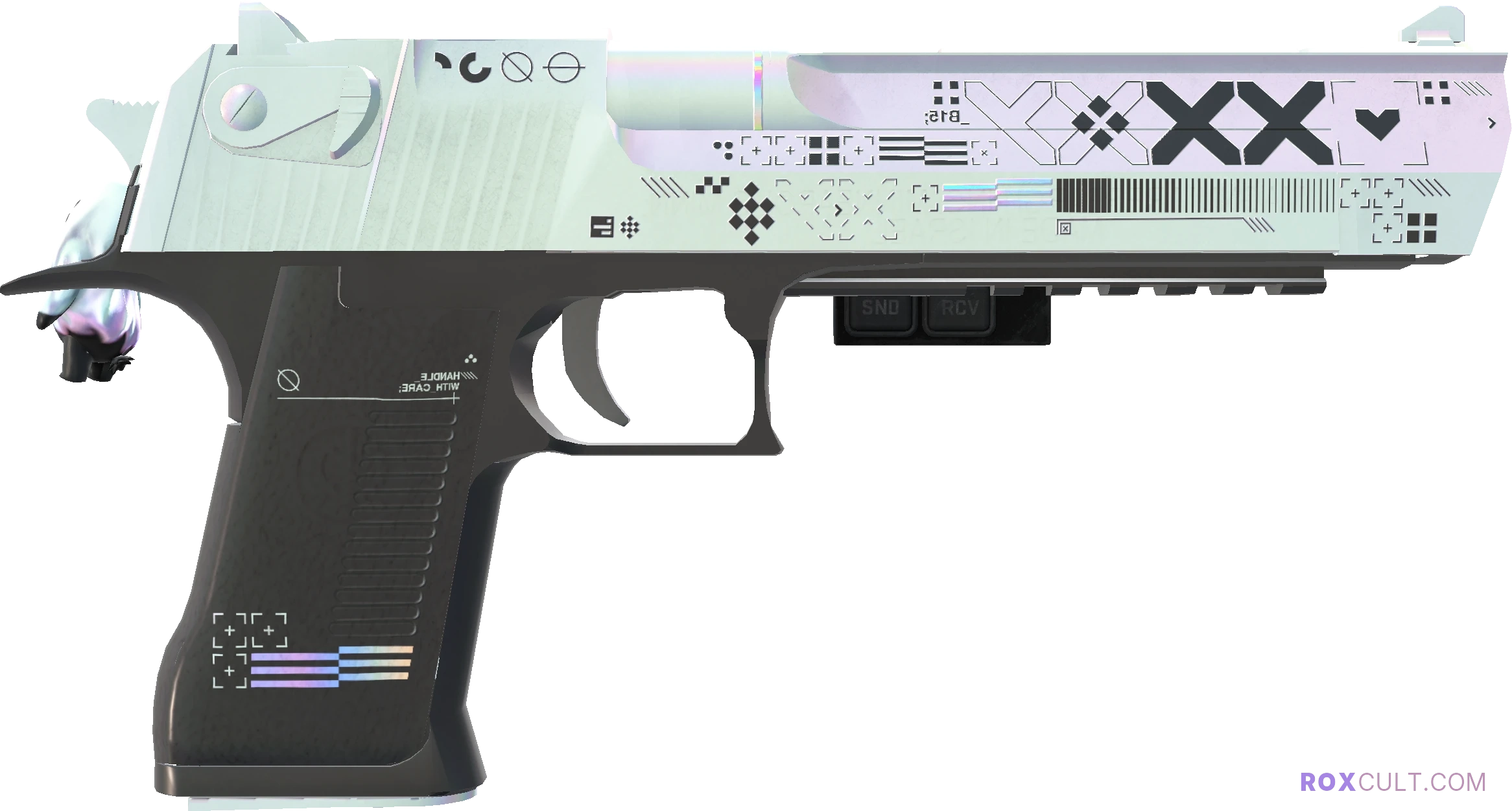 StatTrak™ Desert Eagle | Printstream (Factory New) — rox (Holo) Antwerp 2022 craft, backside view