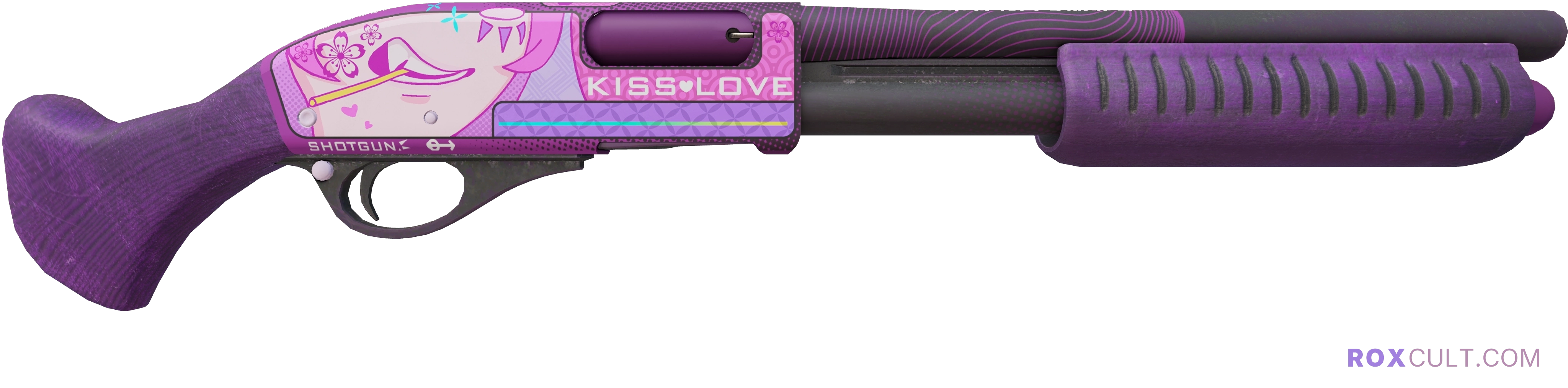 StatTrak™ Sawed-Off | Kiss♥Love (Factory New) — rox (Holo) Antwerp 2022 craft, backside view
