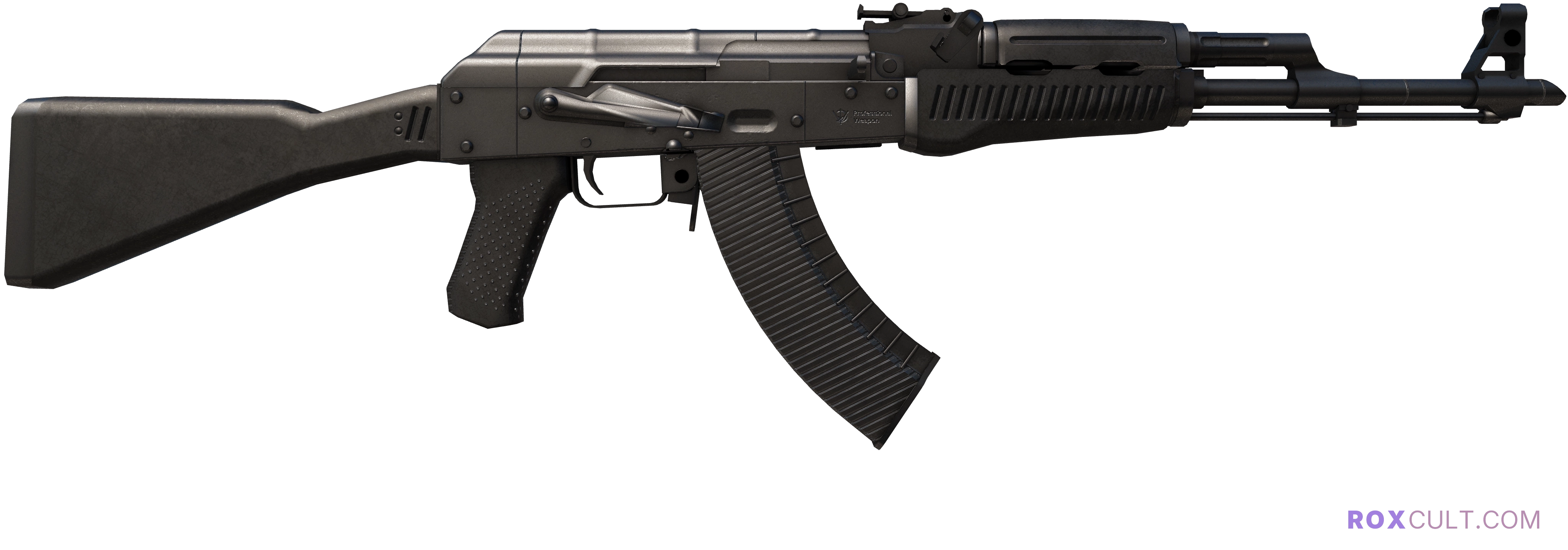 StatTrak™ AK-47 | Slate (Minimal Wear) — rox (Holo) Antwerp 2022 craft, backside view