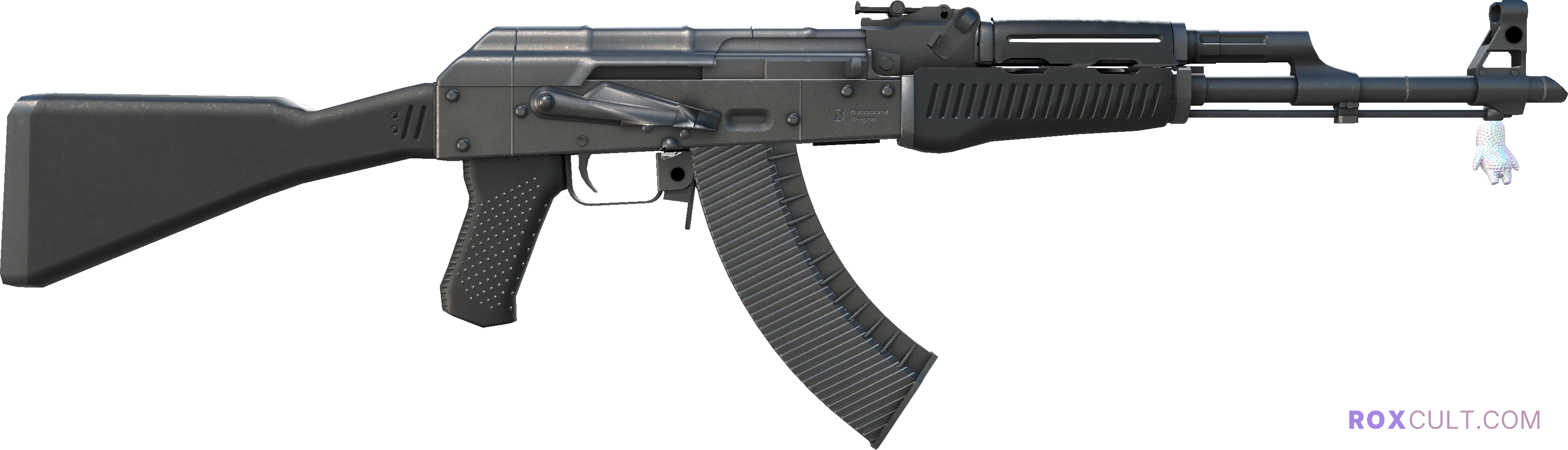 StatTrak™ AK-47 | Slate (Factory New) — rox (Holo) Antwerp 2022 craft, backside view