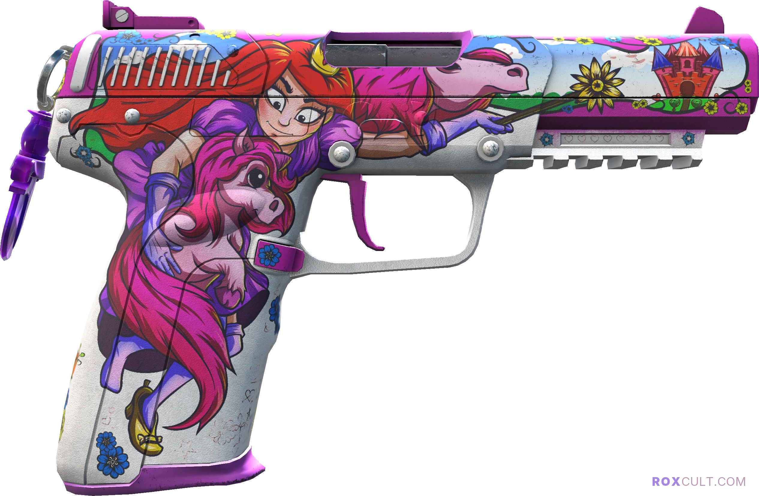 Five-SeveN | Fairy Tale (Factory New) — rox (Holo) Antwerp 2022 craft, backside view