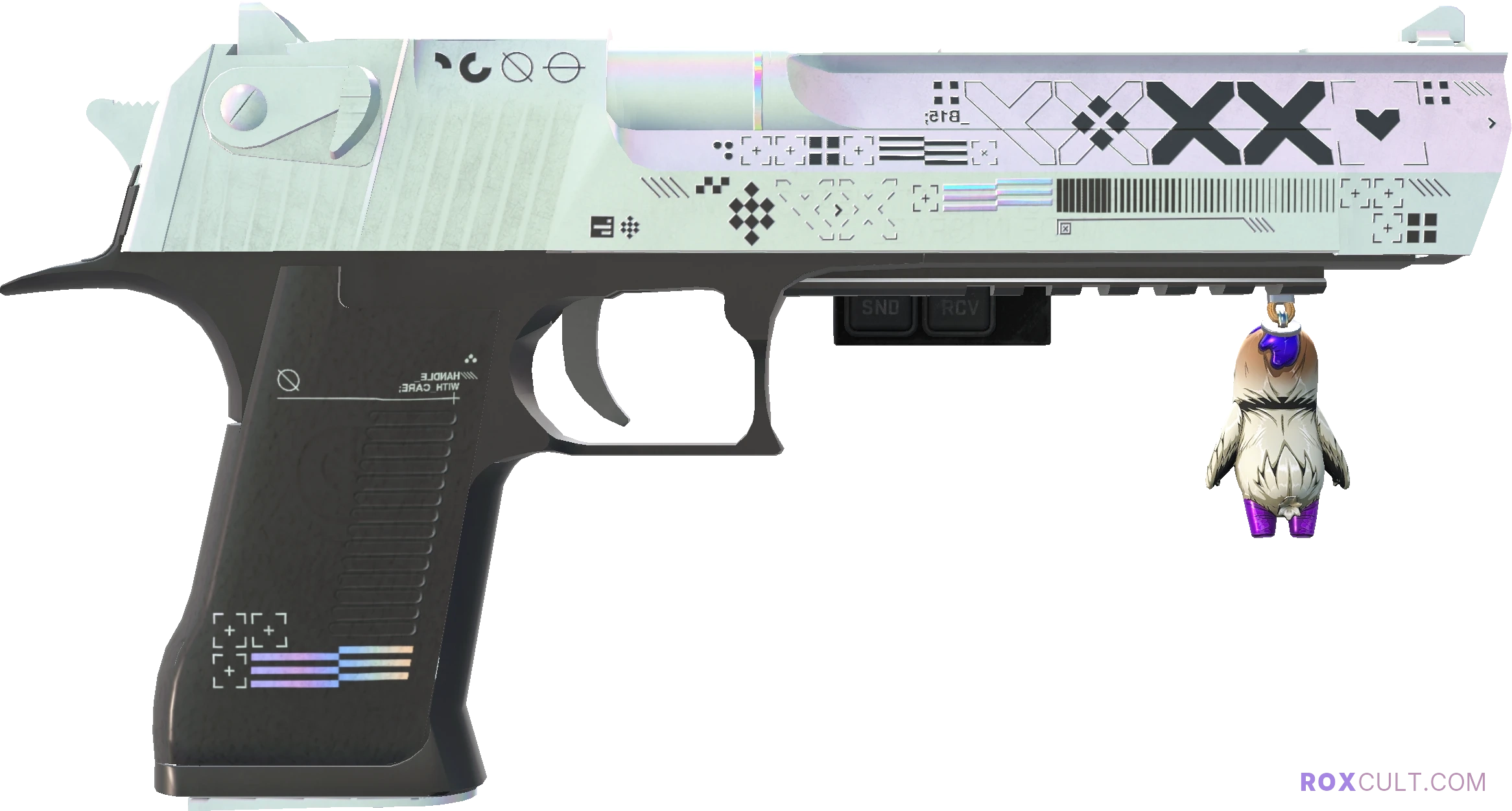 StatTrak™ Desert Eagle | Printstream (Factory New) — rox (Holo) Antwerp 2022 craft, backside view