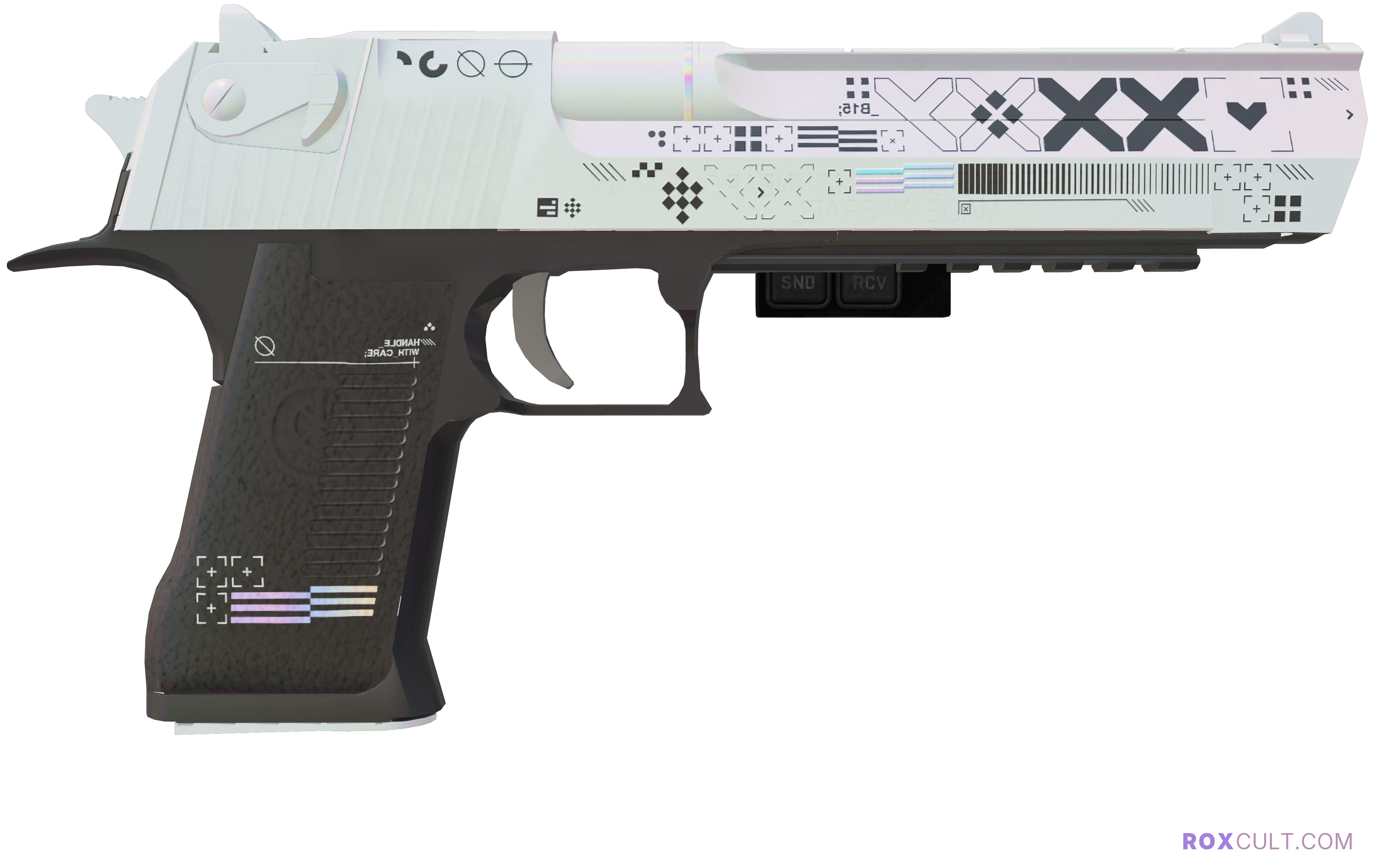 StatTrak™ Desert Eagle | Printstream (Factory New) — rox (Holo) Antwerp 2022 craft, backside view