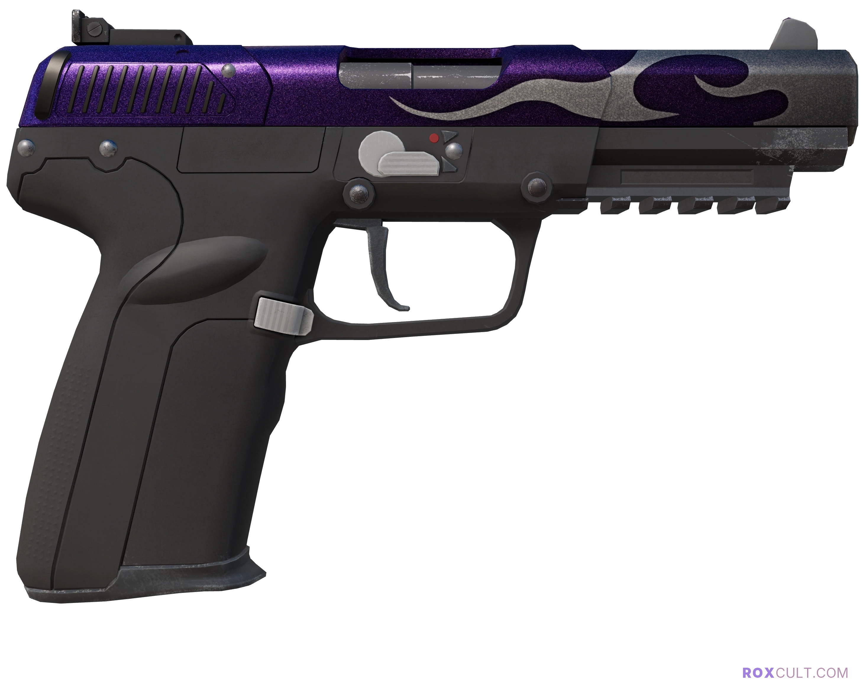 Five-SeveN | Flame Test (Minimal Wear) — rox (Holo) Antwerp 2022 craft, backside view