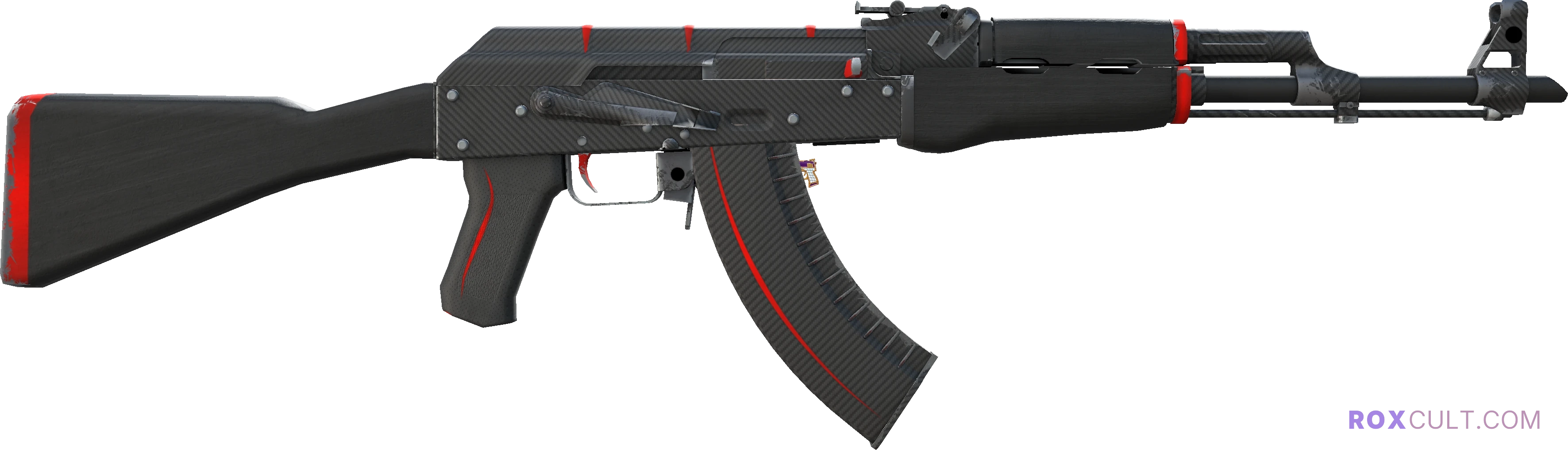 StatTrak™ AK-47 | Redline (Field-Tested) — rox (Holo) Antwerp 2022 craft, backside view