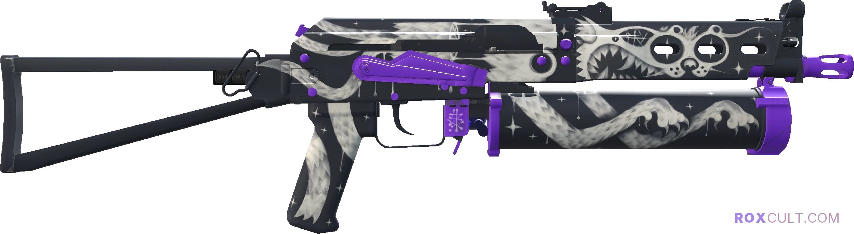 StatTrak™ PP-Bizon | Space Cat (Factory New) — rox (Holo) Antwerp 2022 craft, backside view