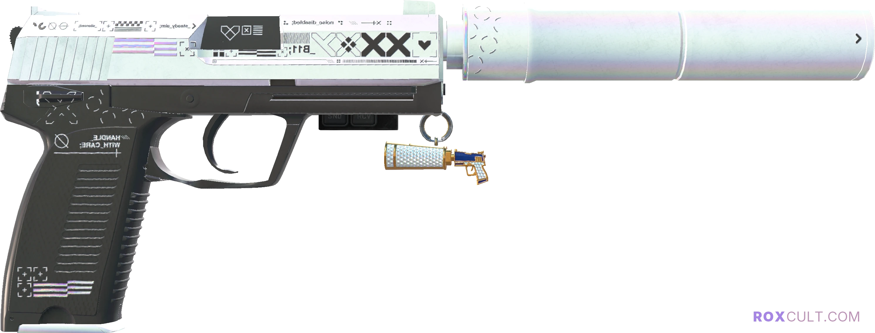 StatTrak™ USP-S | Printstream (Minimal Wear) — rox (Holo) Antwerp 2022 craft, backside view