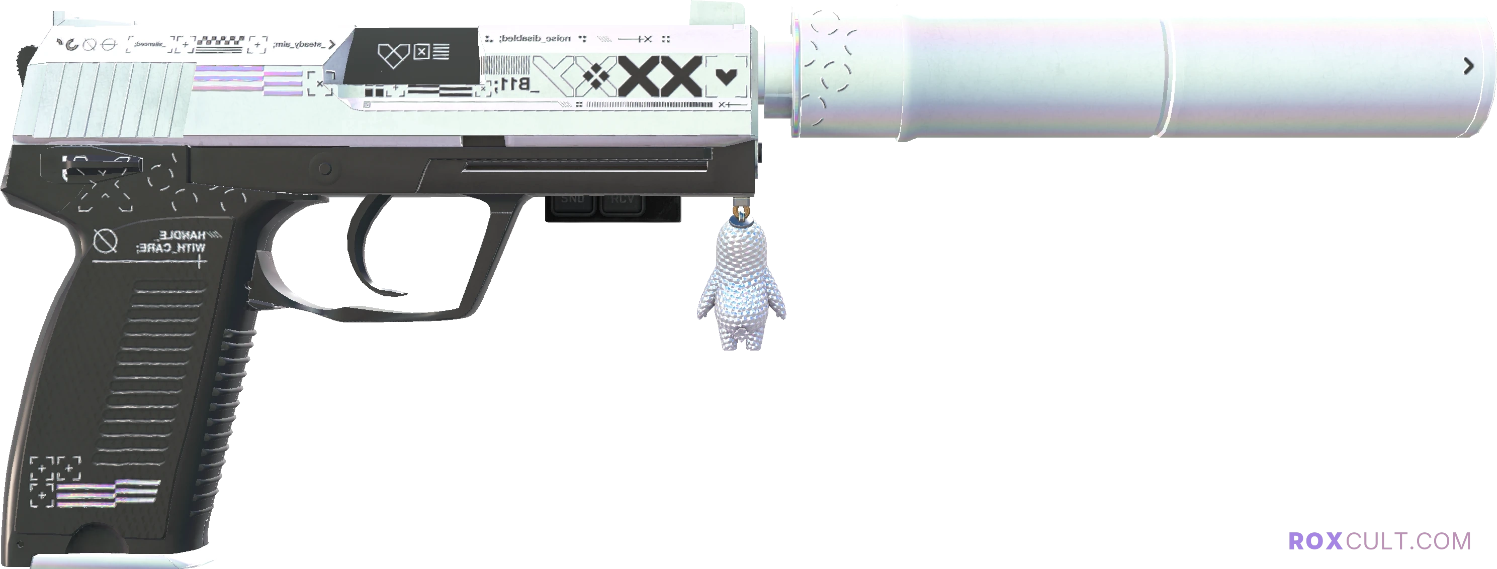 StatTrak™ USP-S | Printstream (Minimal Wear) — rox (Holo) Antwerp 2022 craft, backside view