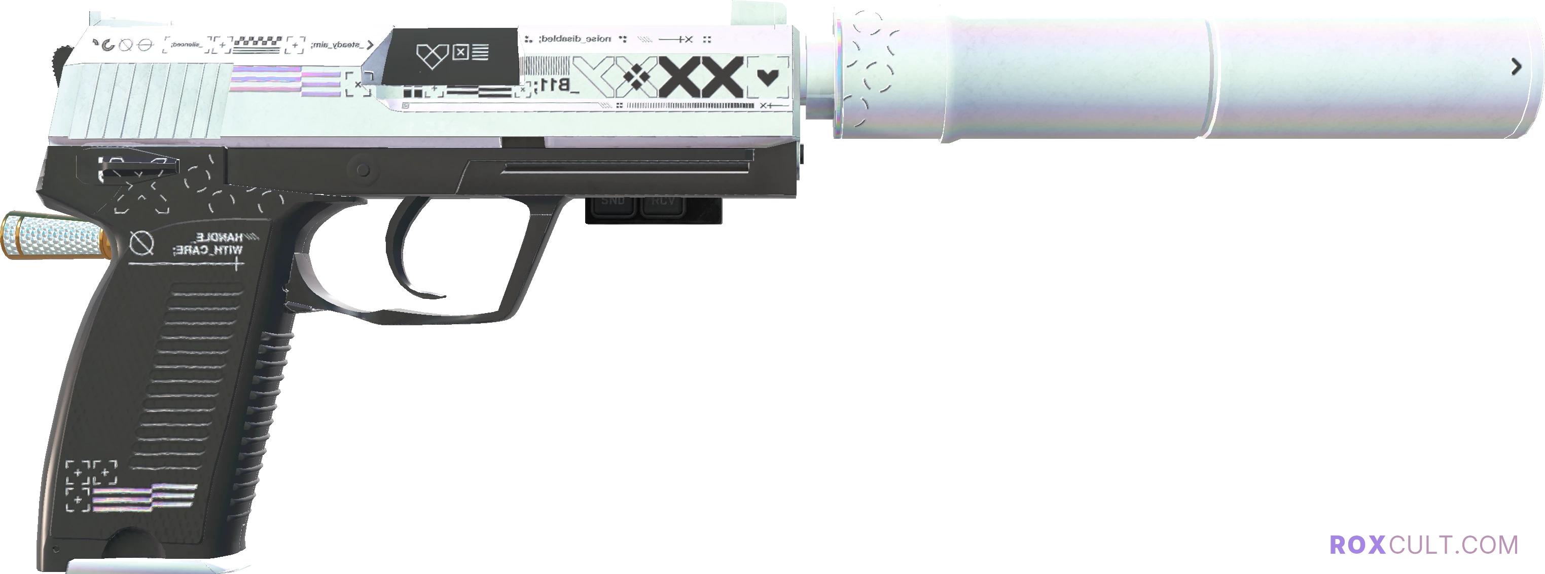StatTrak™ USP-S | Printstream (Minimal Wear) — rox (Holo) Antwerp 2022 craft, backside view