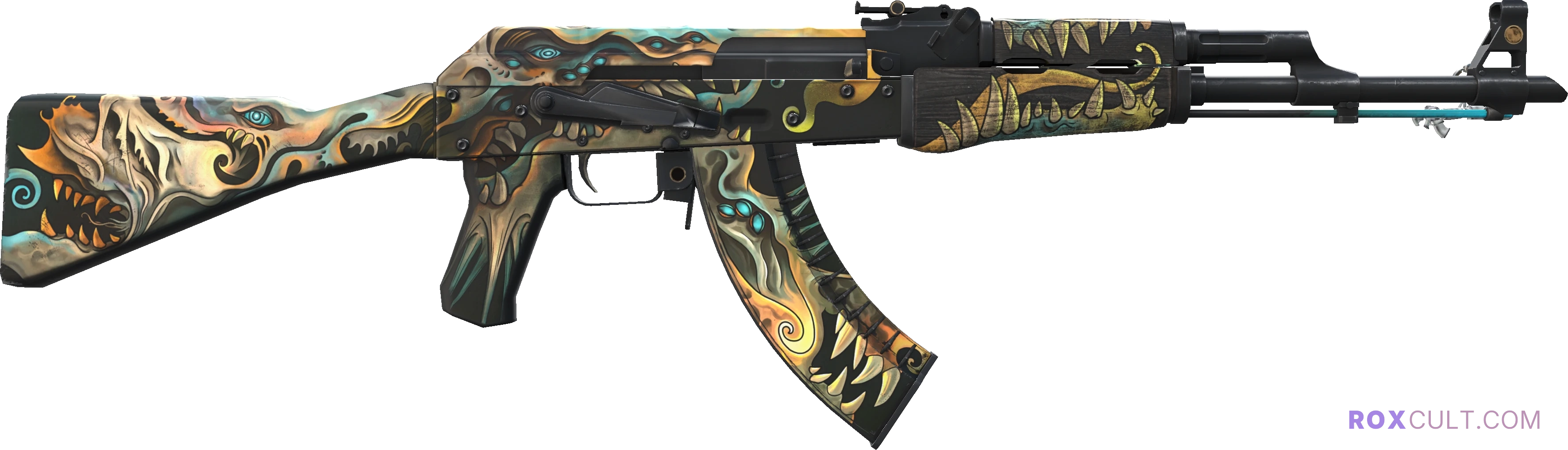 StatTrak™ AK-47 | Phantom Disruptor (Factory New) — rox (Holo) Antwerp 2022 craft, backside view