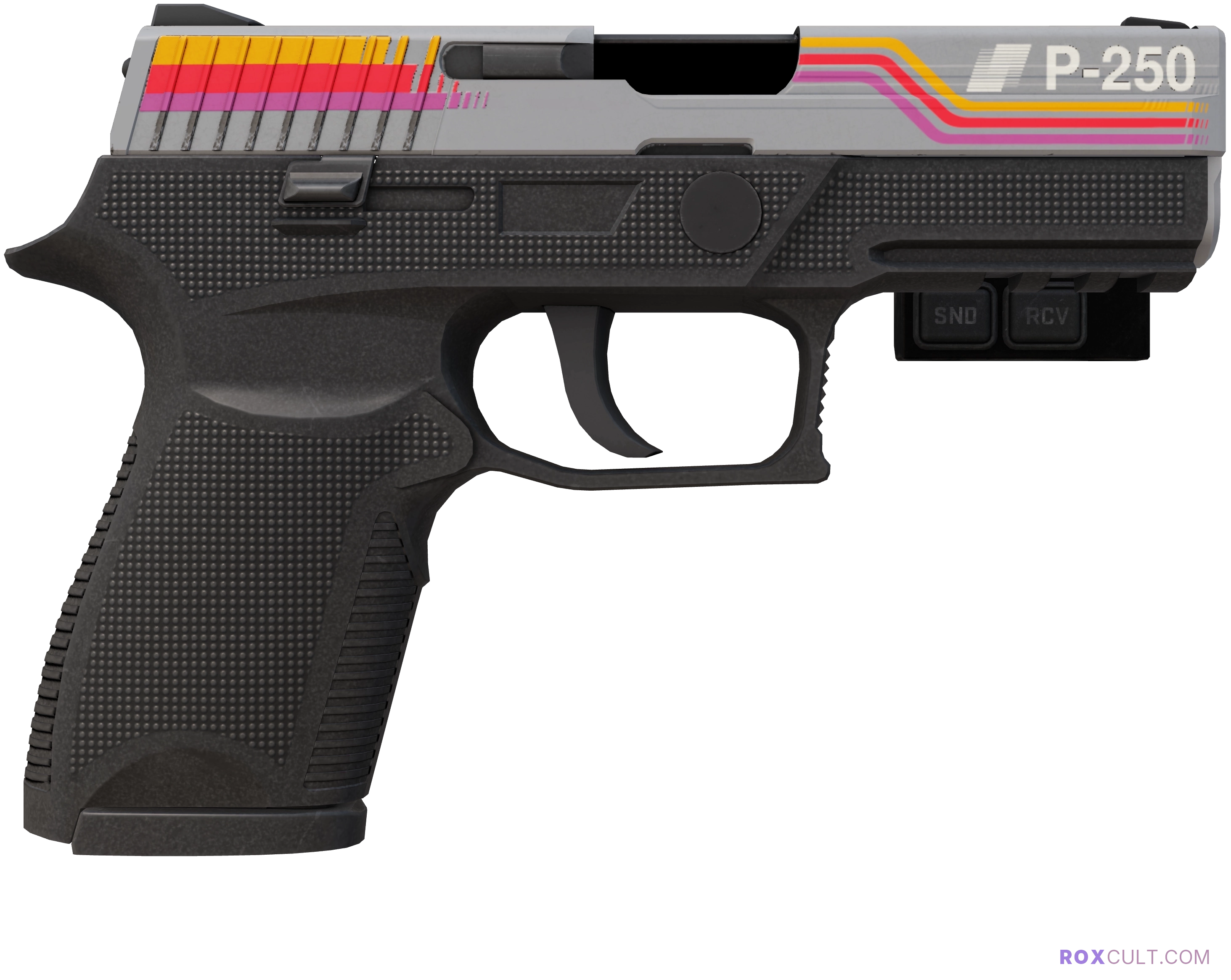 StatTrak™ P250 | Cassette (Factory New) — rox (Holo) Antwerp 2022 craft, backside view
