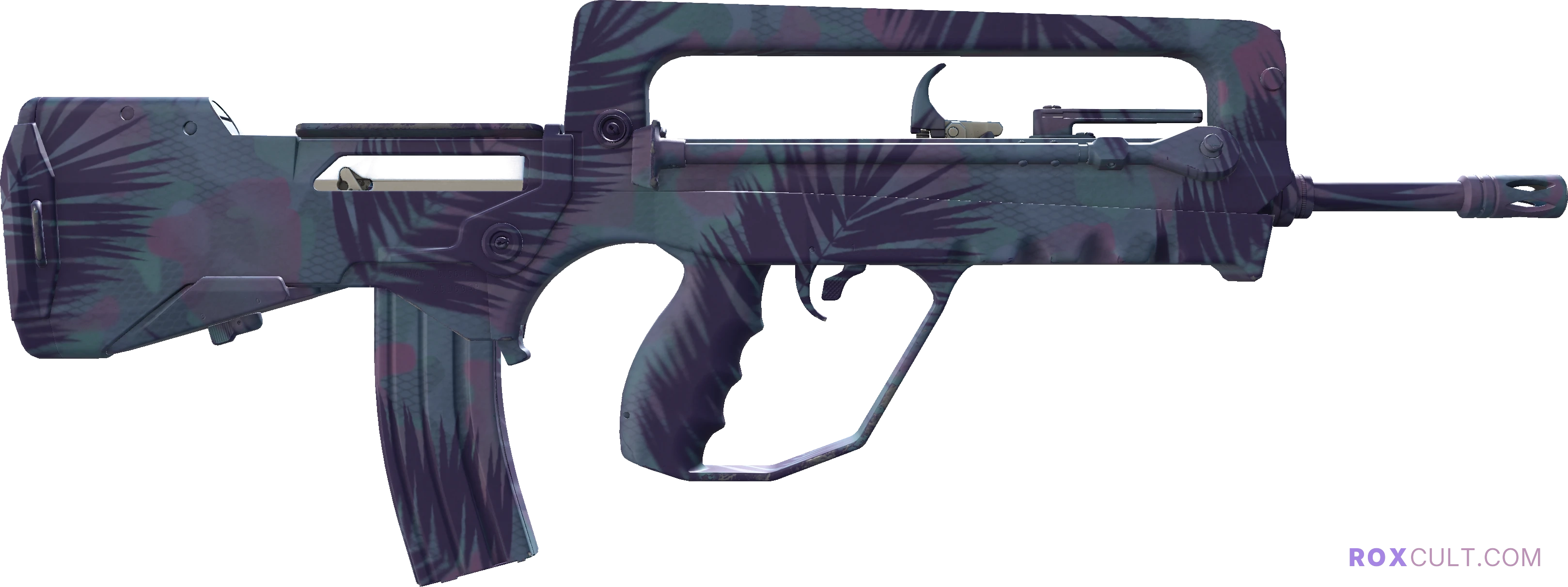FAMAS | Sundown (Factory New) — rox (Holo) Antwerp 2022 craft, backside view