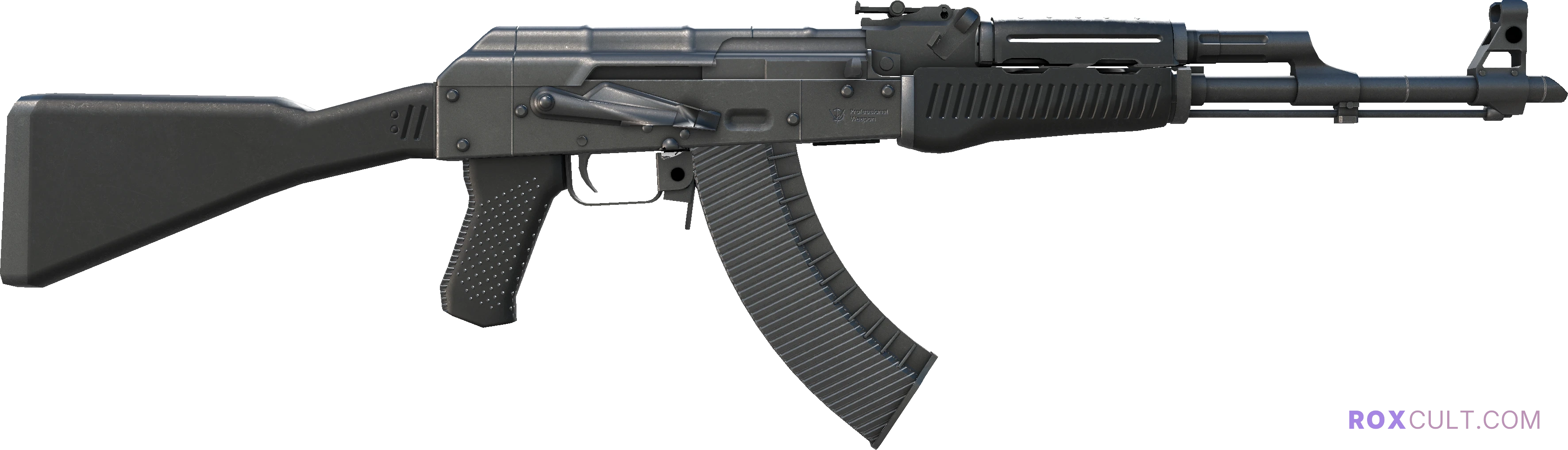 StatTrak™ AK-47 | Slate (Minimal Wear) — rox (Holo) Antwerp 2022 craft, backside view