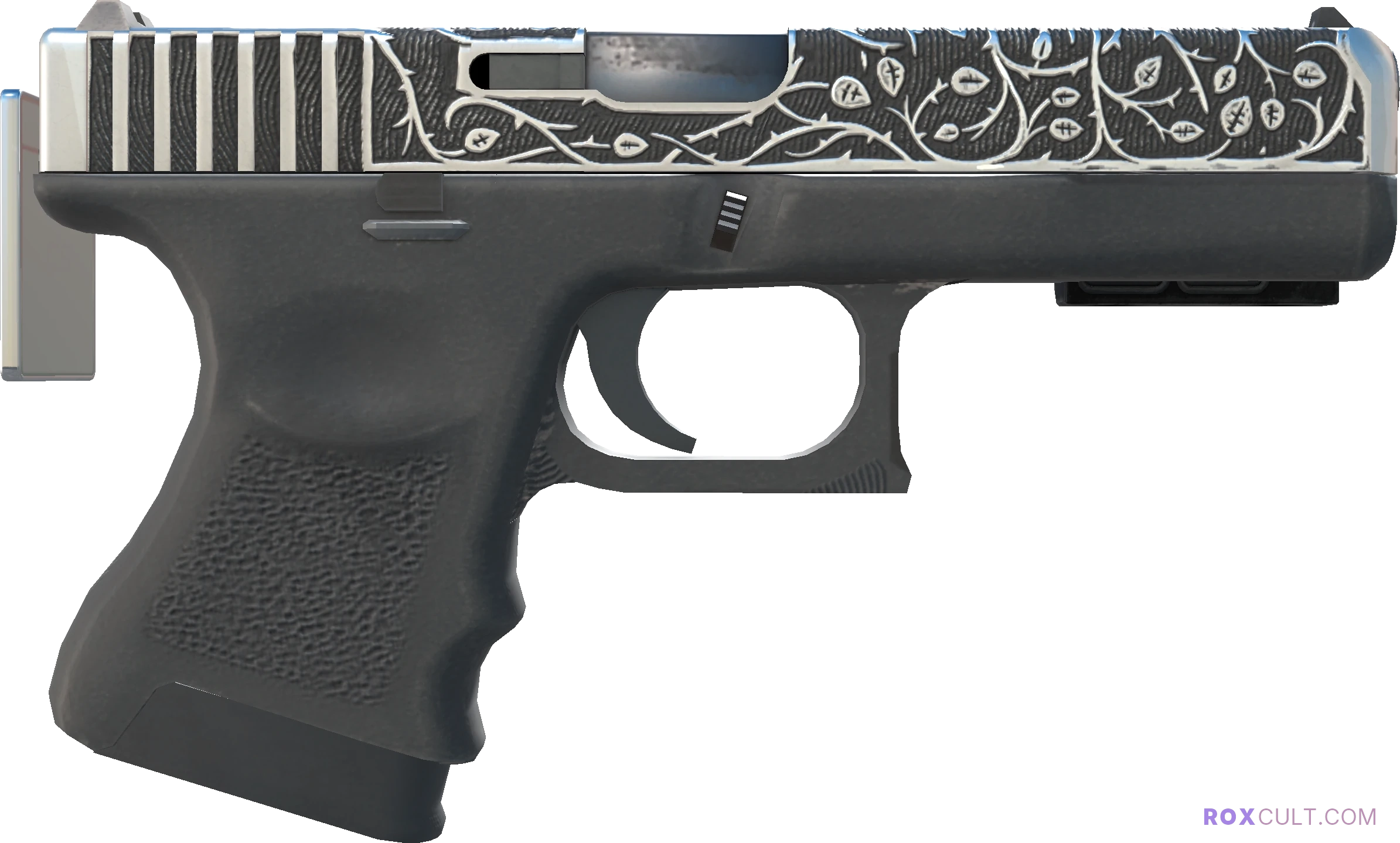 StatTrak™ Glock-18 | Ironwork (Factory New) — rox (Holo) Antwerp 2022 craft, backside view