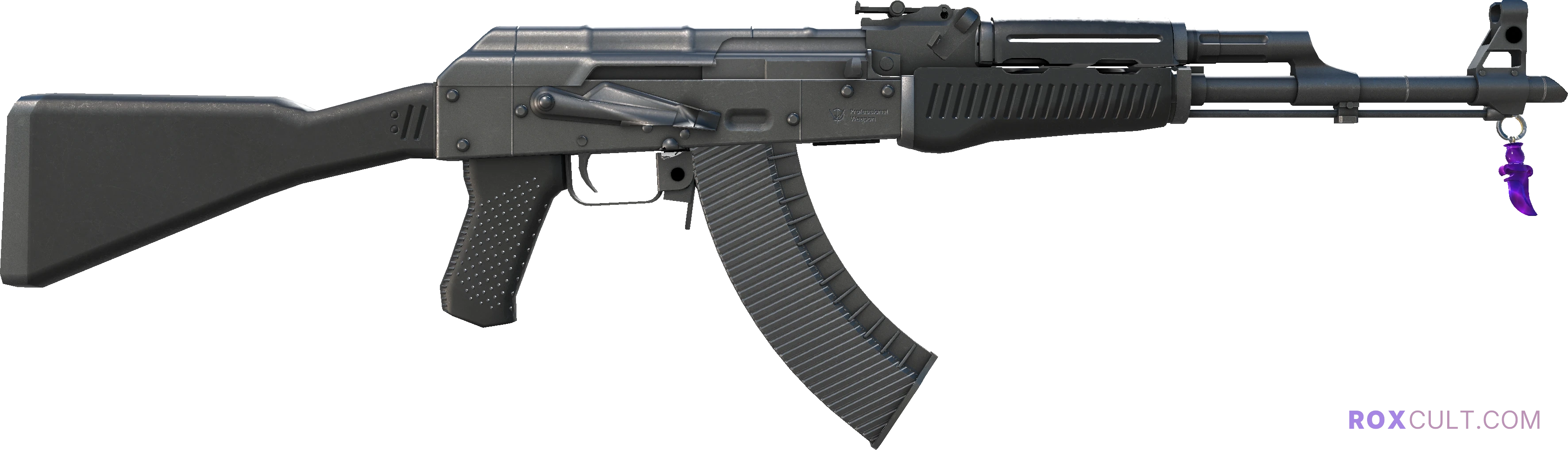 StatTrak™ AK-47 | Slate (Factory New) — rox (Holo) Antwerp 2022 craft, backside view