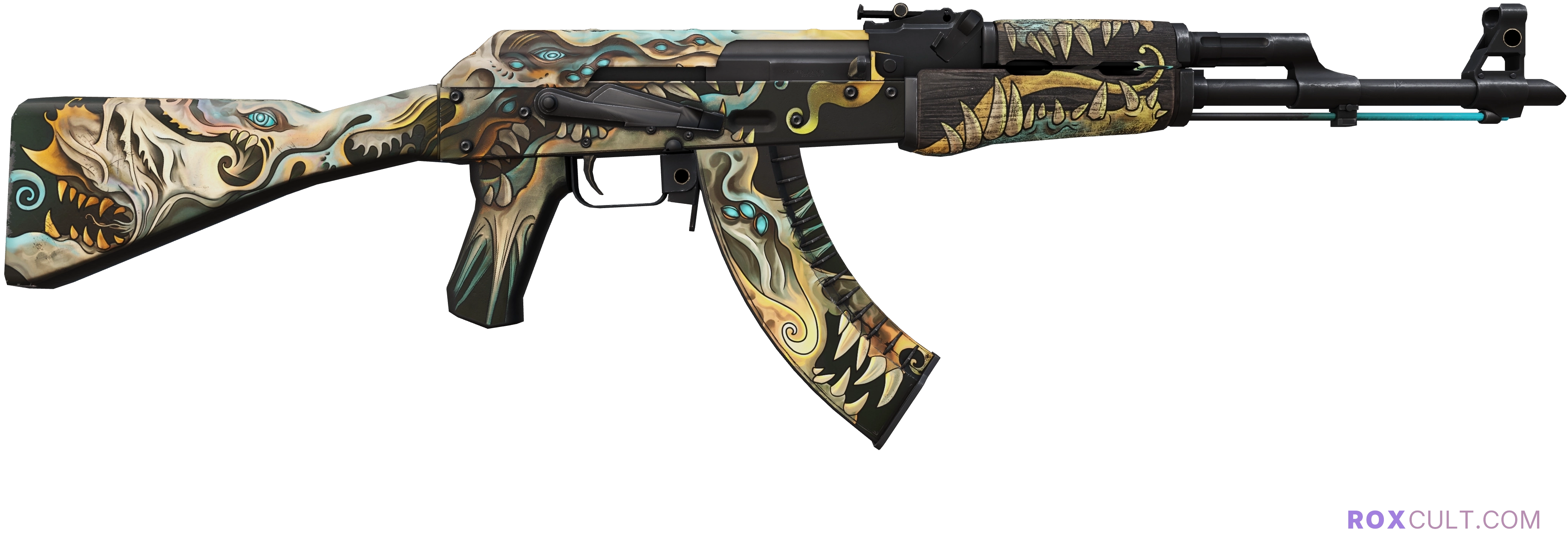 AK-47 | Phantom Disruptor (Factory New) — rox (Holo) Antwerp 2022 craft, backside view