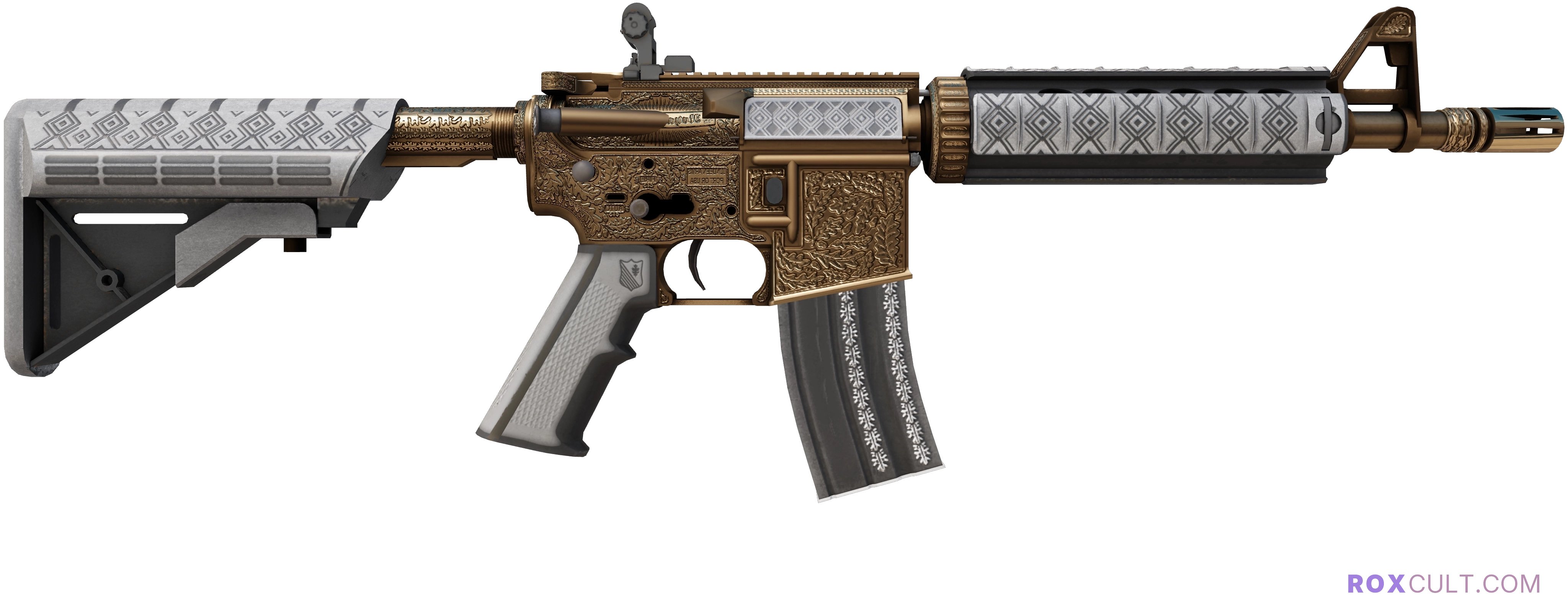 M4A4 | Royal Paladin (Factory New) — rox (Holo) Antwerp 2022 craft, backside view