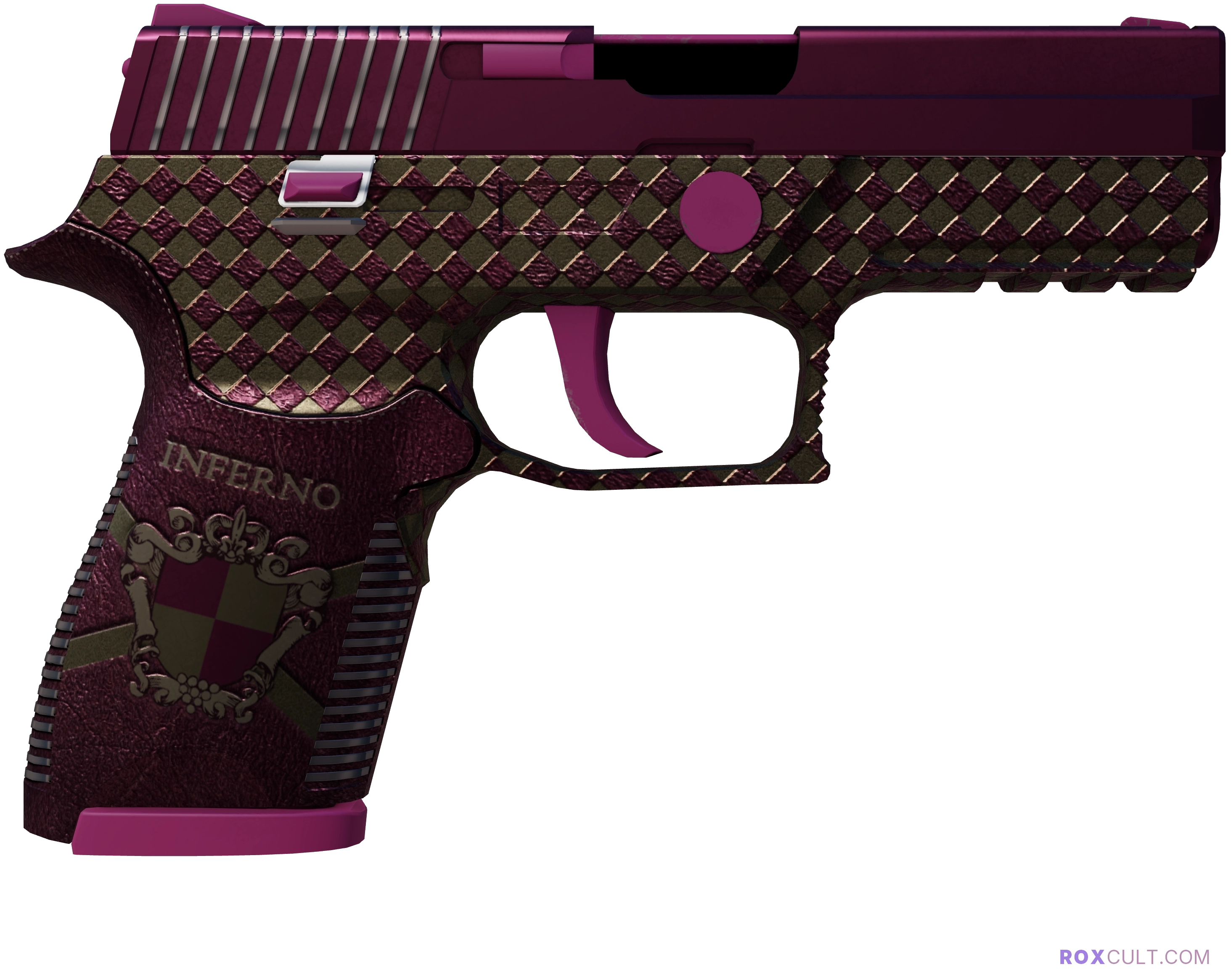 P250 | Vino Primo (Factory New) — rox (Holo) Antwerp 2022 craft, backside view