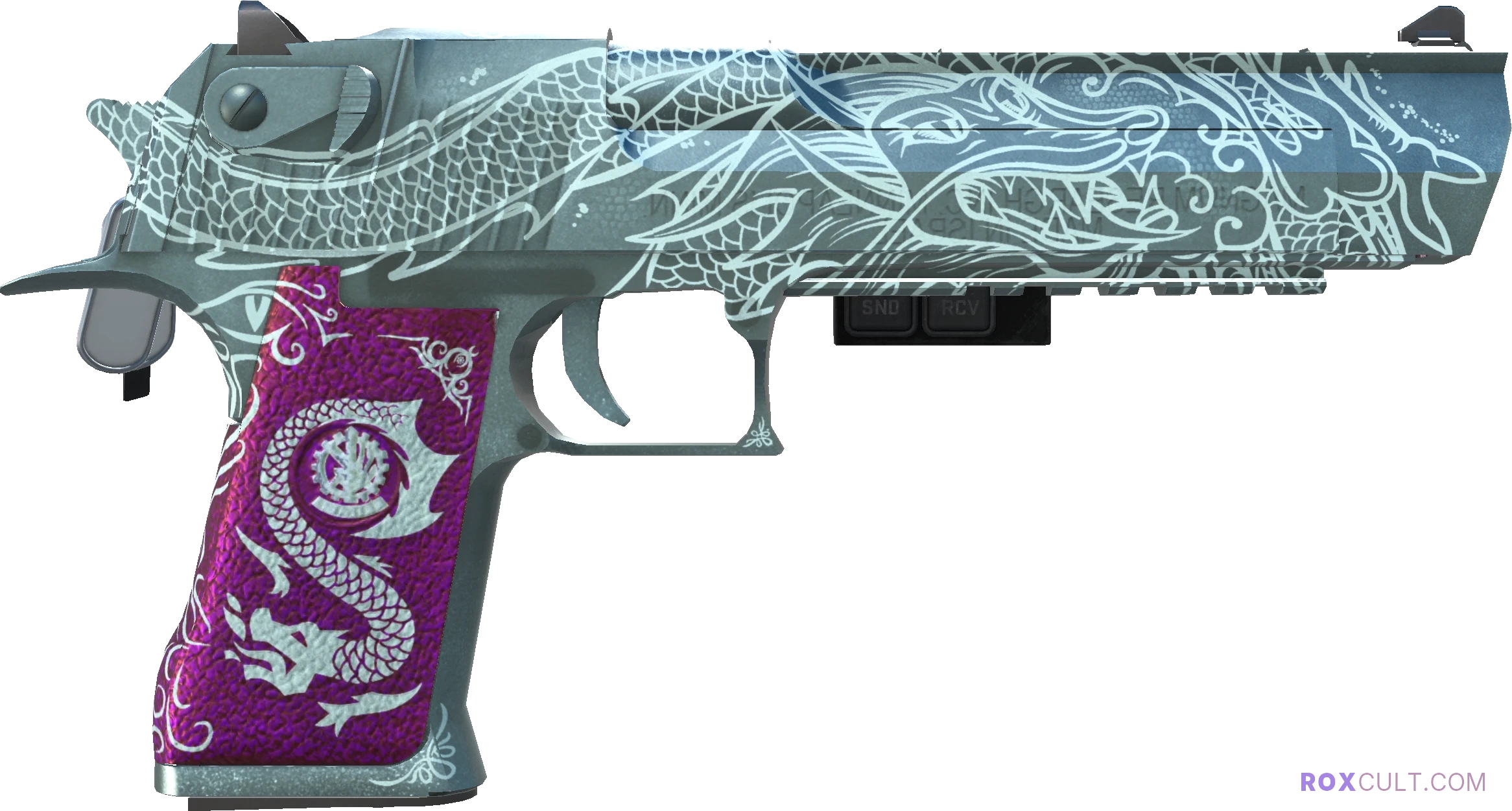 StatTrak™ Desert Eagle | Kumicho Dragon (Factory New) — rox (Holo) Antwerp 2022 craft, backside view